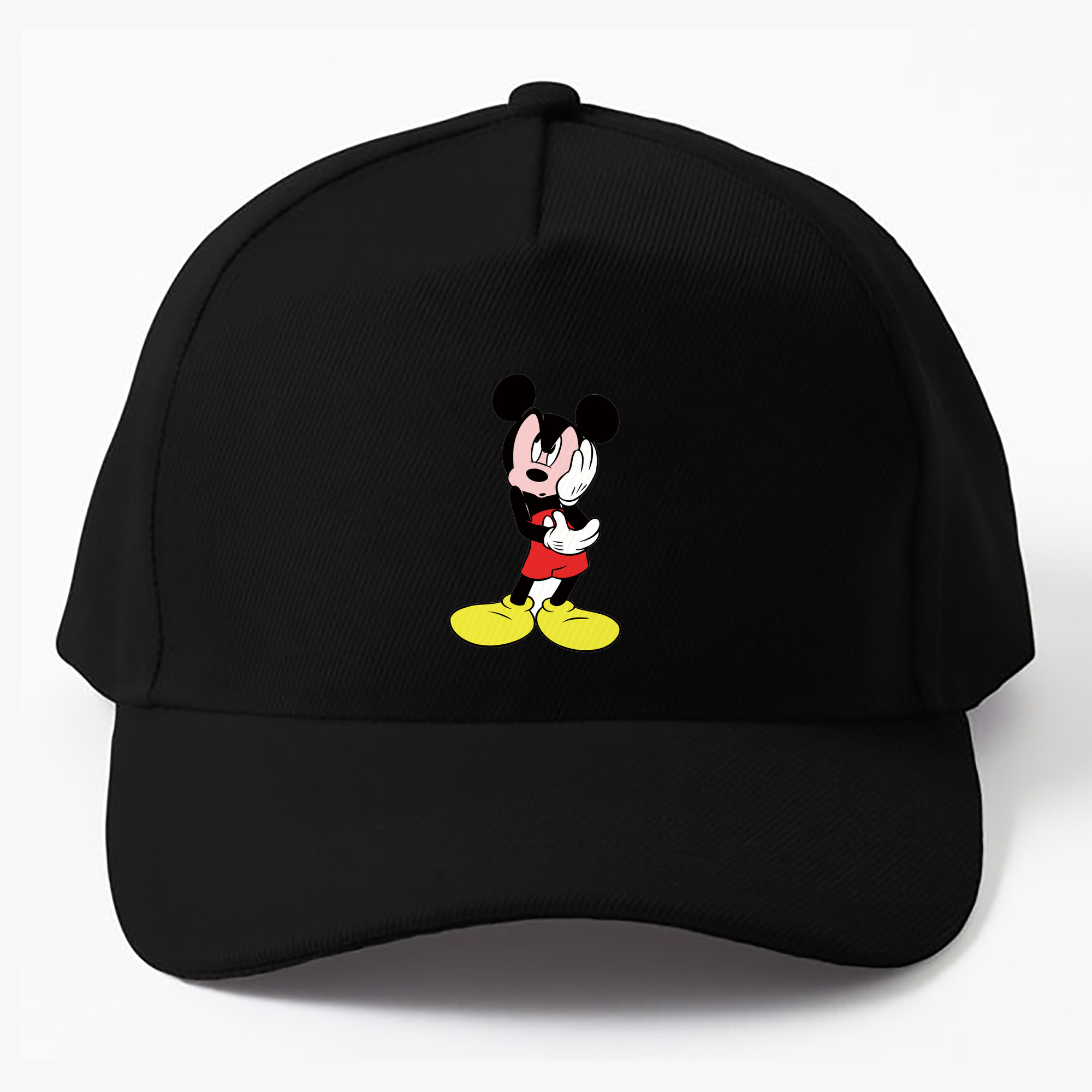 （画像用） ミッキーマウス Mickey Mouse ベースボールキャップ 綿100％ 男女兼用 帽子 スポーツ