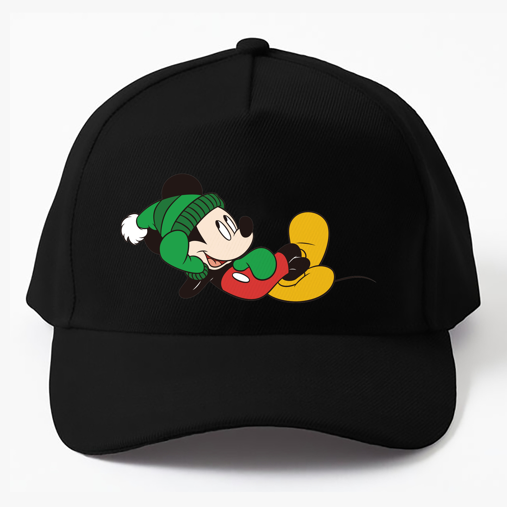 （画像用） ミッキーマウス Mickey Mouse ベースボールキャップ 綿100％ 男女兼用 帽子 スポーツ