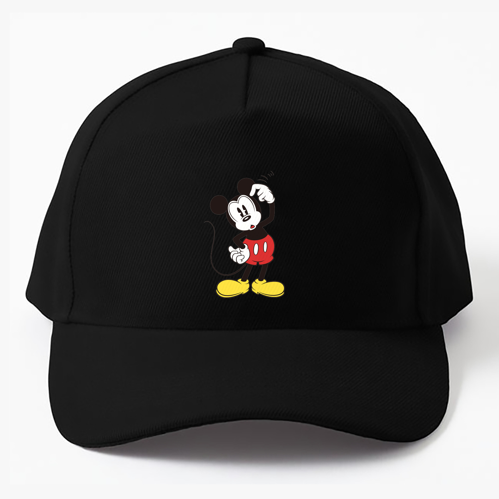 （画像用） ミッキーマウス Mickey Mouse ベースボールキャップ 綿100％ 男女兼用 帽子 スポーツ
