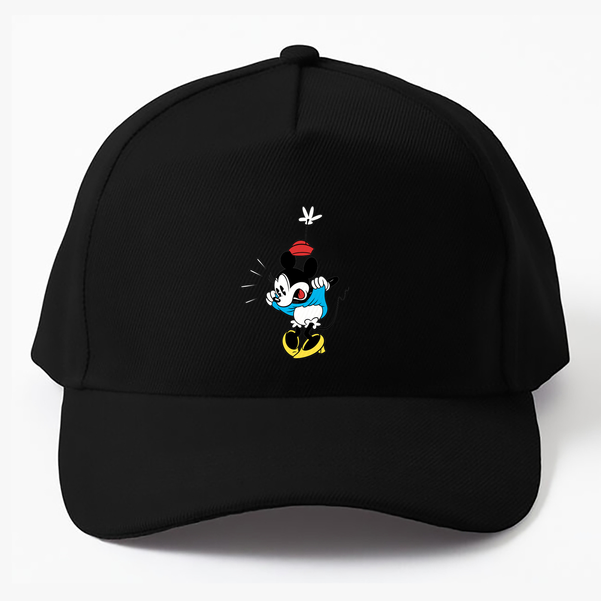 （画像用） ミッキーマウス Mickey Mouse ベースボールキャップ 綿100％ 男女兼用 帽子 スポーツ