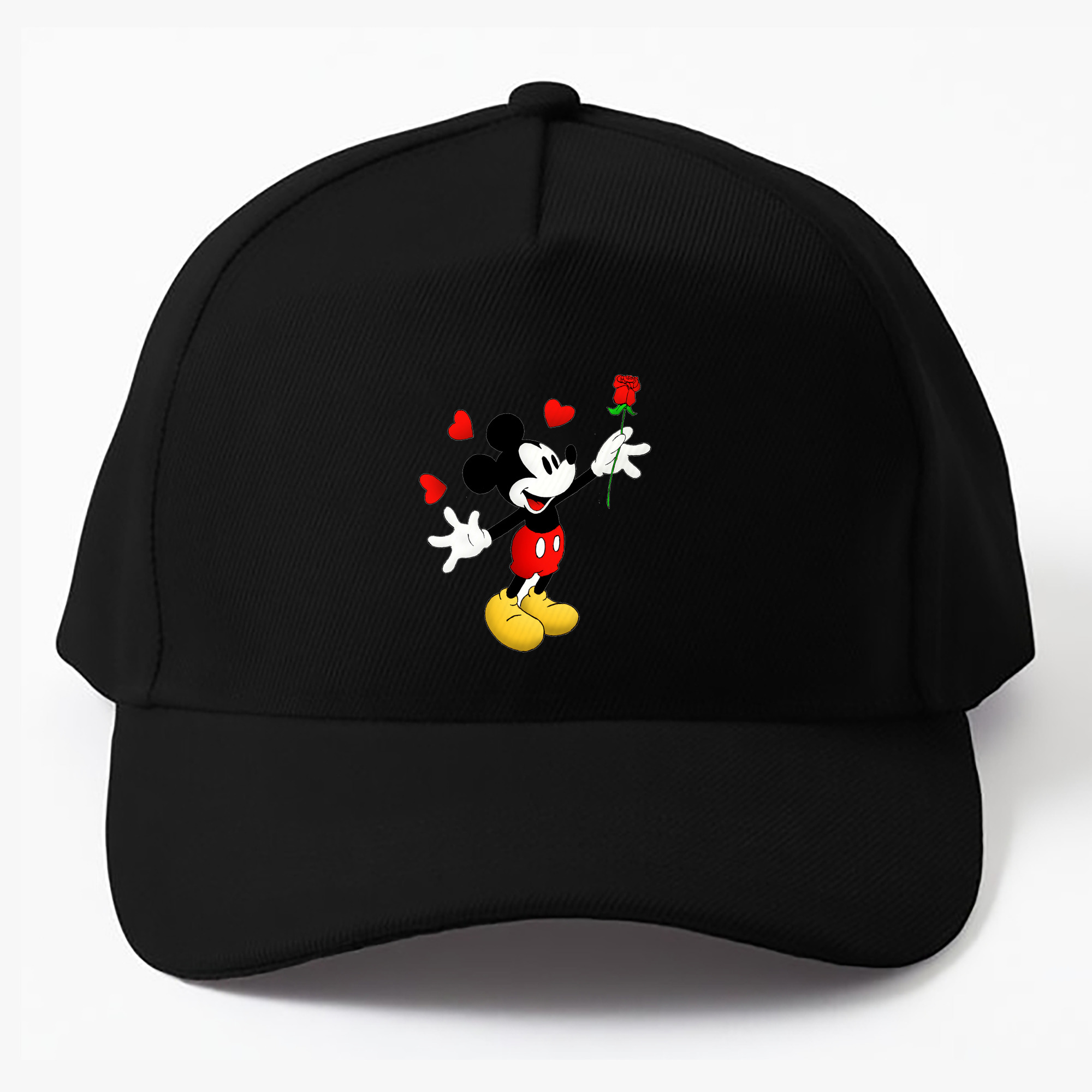 （画像用） ミッキーマウス Mickey Mouse ベースボールキャップ 綿100％ 男女兼用 帽子 スポーツ