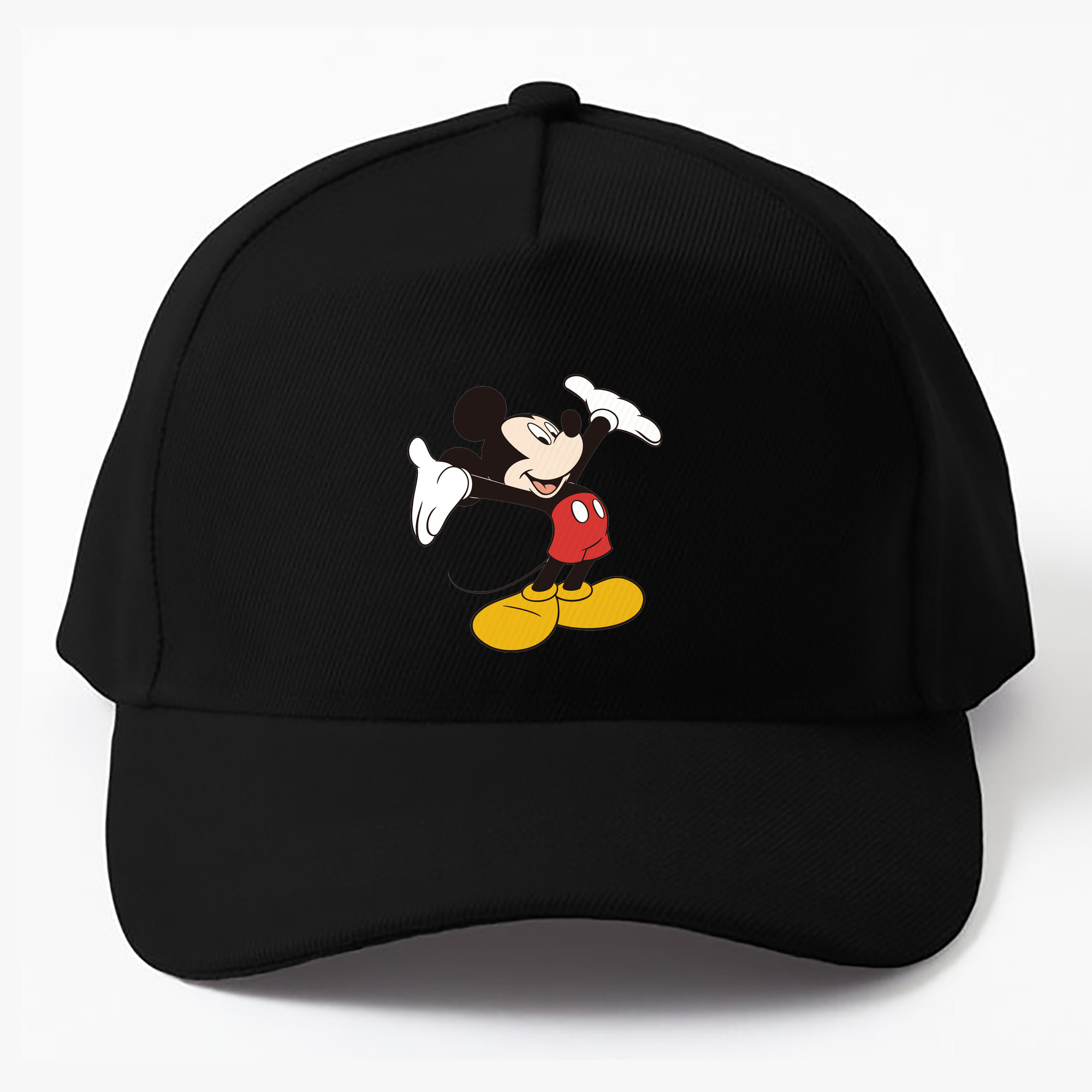 （画像用） ミッキーマウス Mickey Mouse ベースボールキャップ 綿100％ 男女兼用 帽子 スポーツ