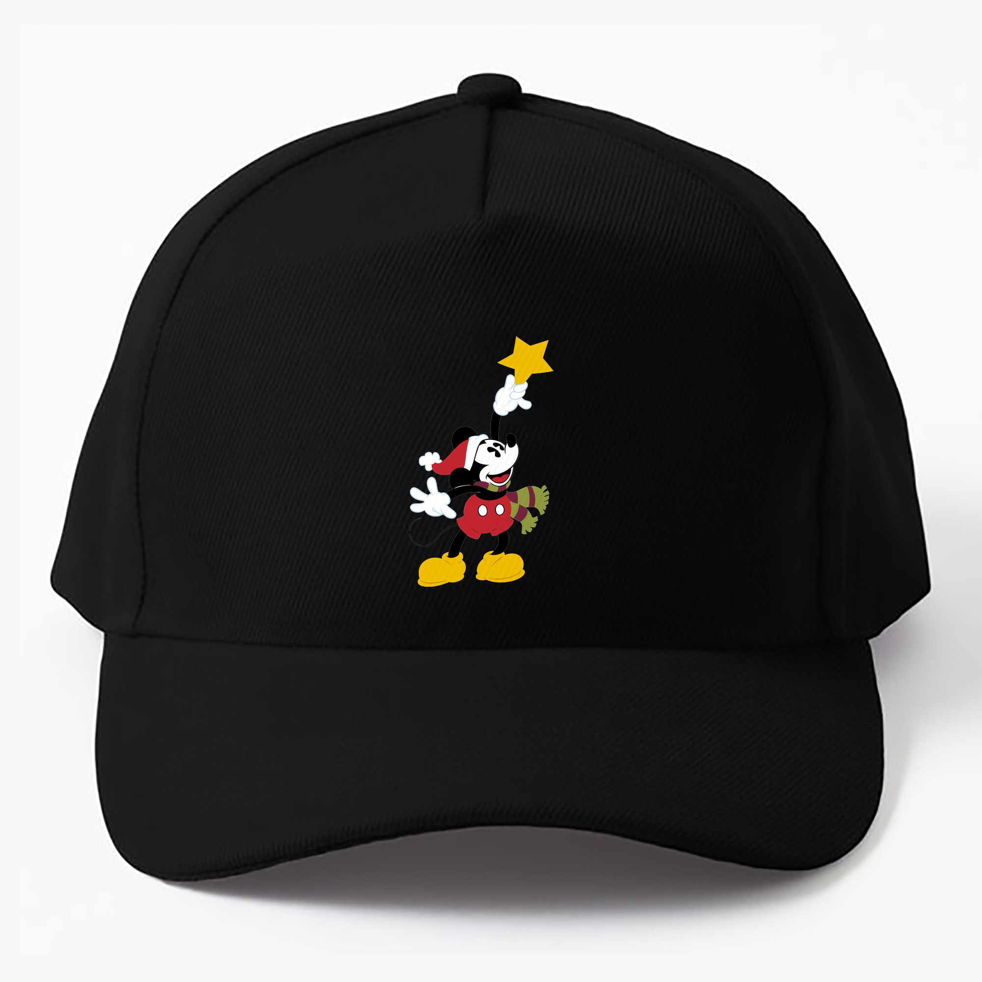（画像用） ミッキーマウス Mickey Mouse ベースボールキャップ 綿100％ 男女兼用 帽子 スポーツ