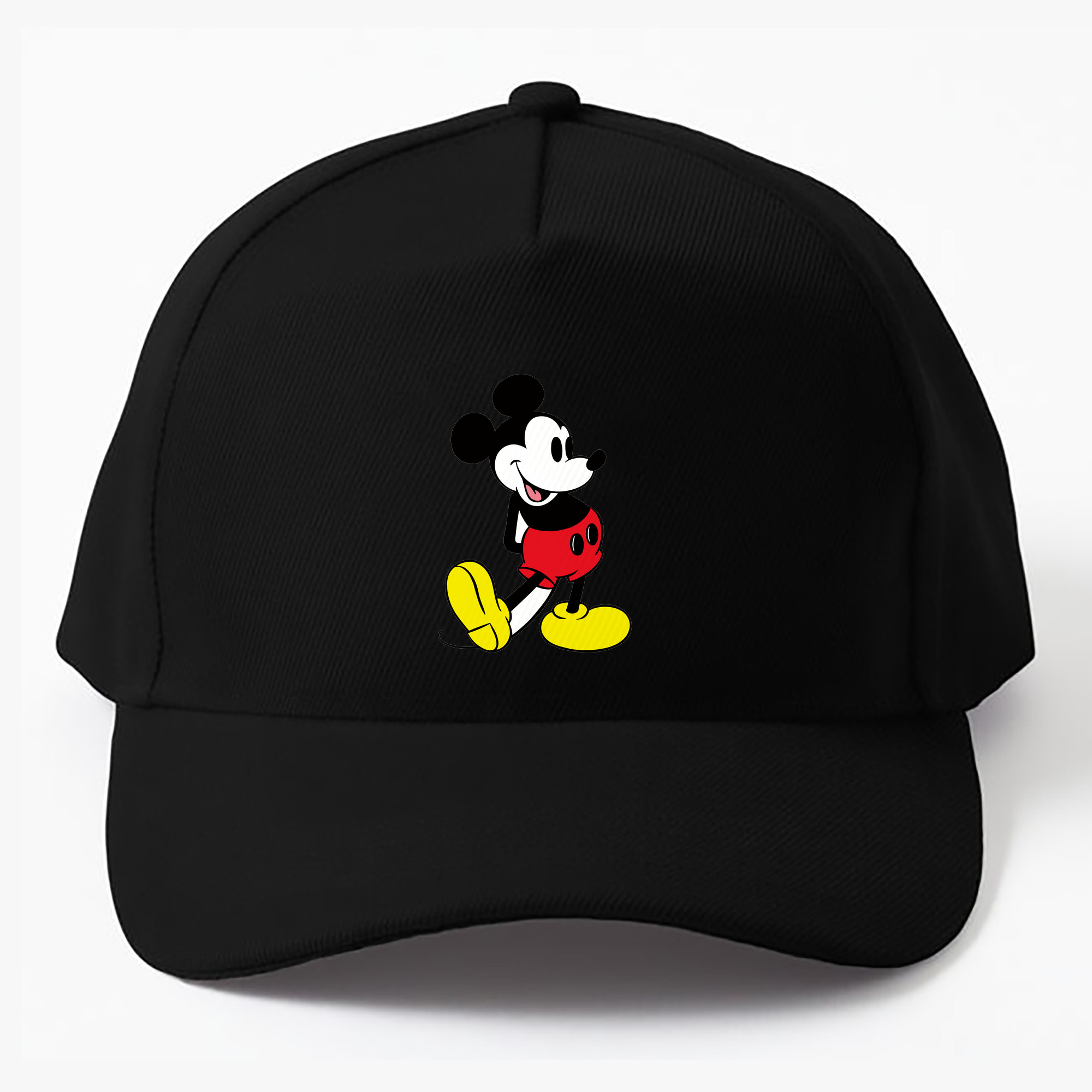 （画像用） ミッキーマウス Mickey Mouse ベースボールキャップ 綿100％ 男女兼用 帽子 スポーツ