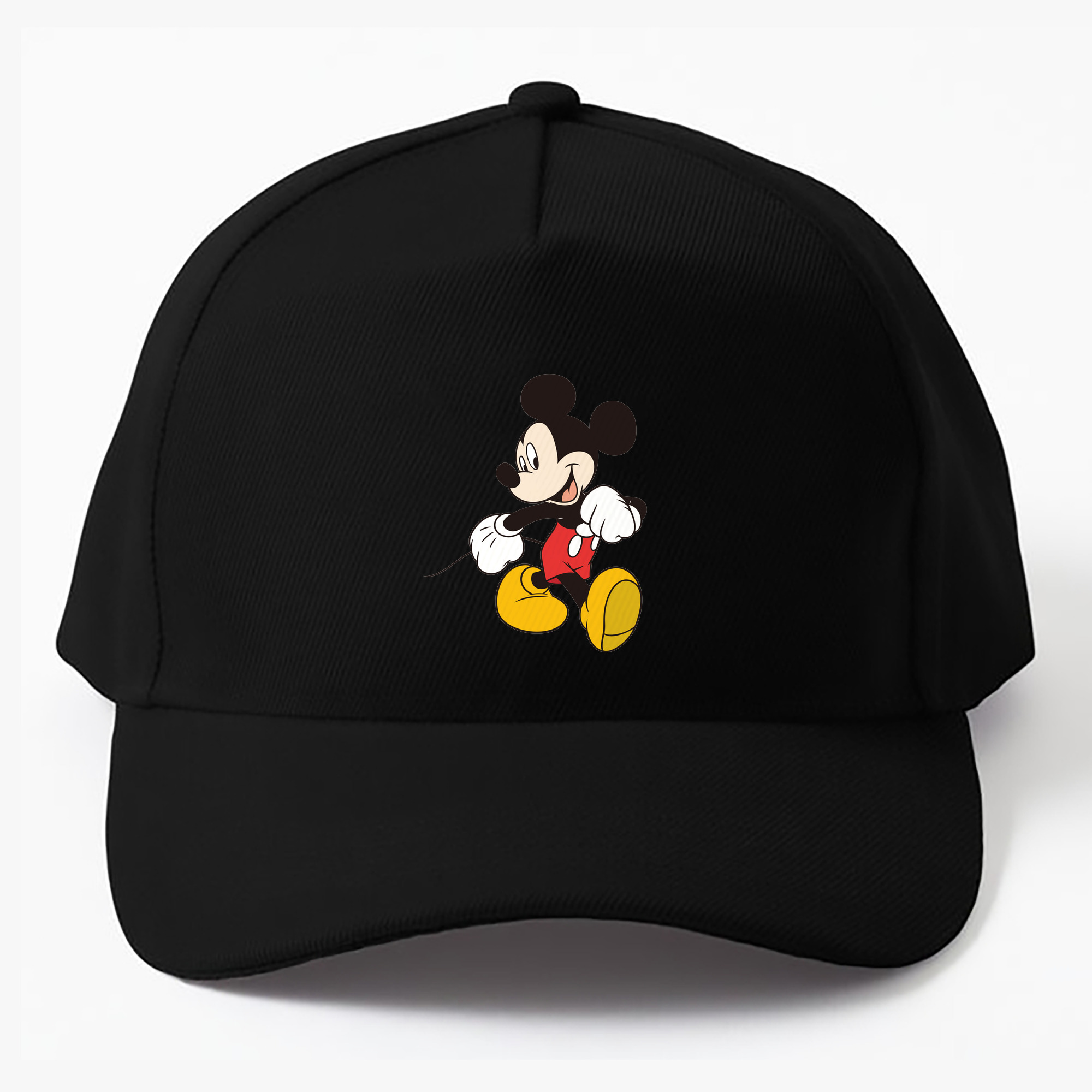 （画像用） ミッキーマウス Mickey Mouse ベースボールキャップ 綿100％ 男女兼用 帽子 スポーツ