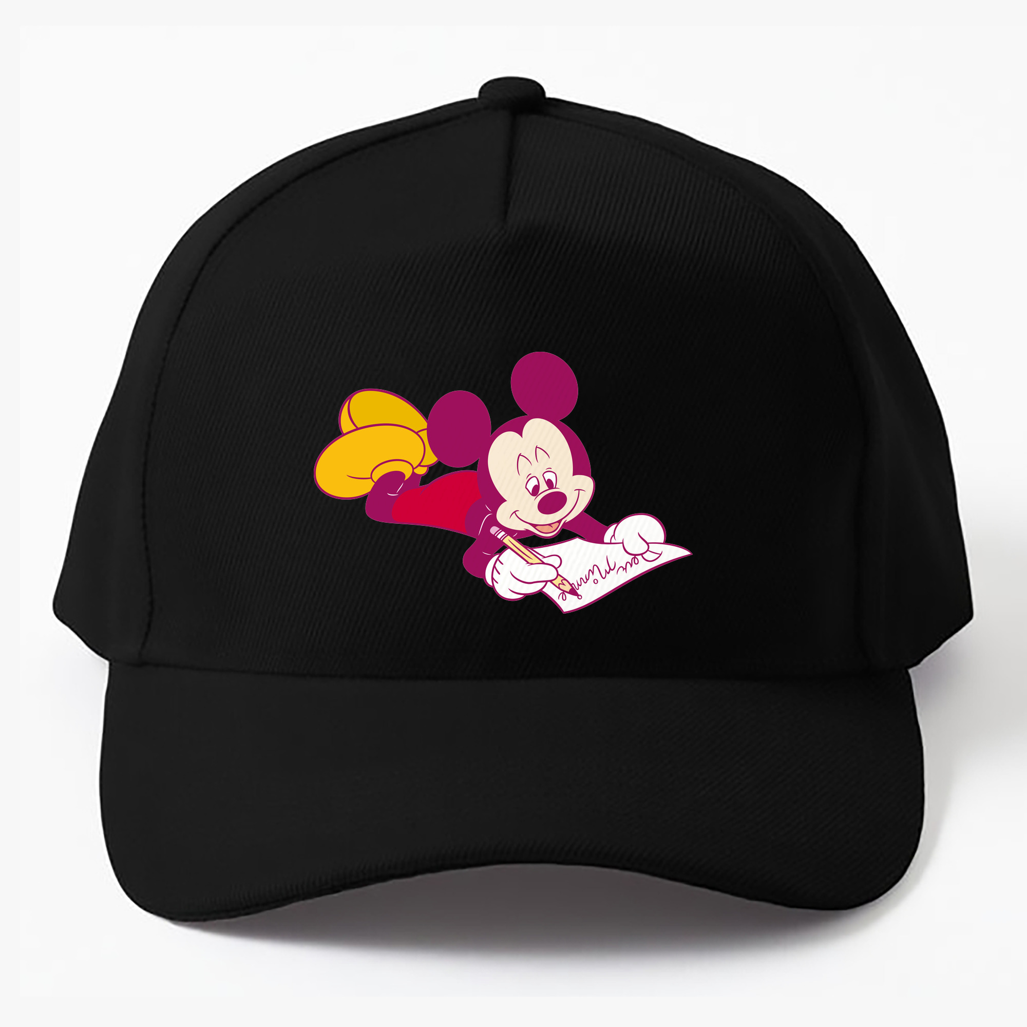 （画像用） ミッキーマウス Mickey Mouse ベースボールキャップ 綿100％ 男女兼用 帽子 スポーツ