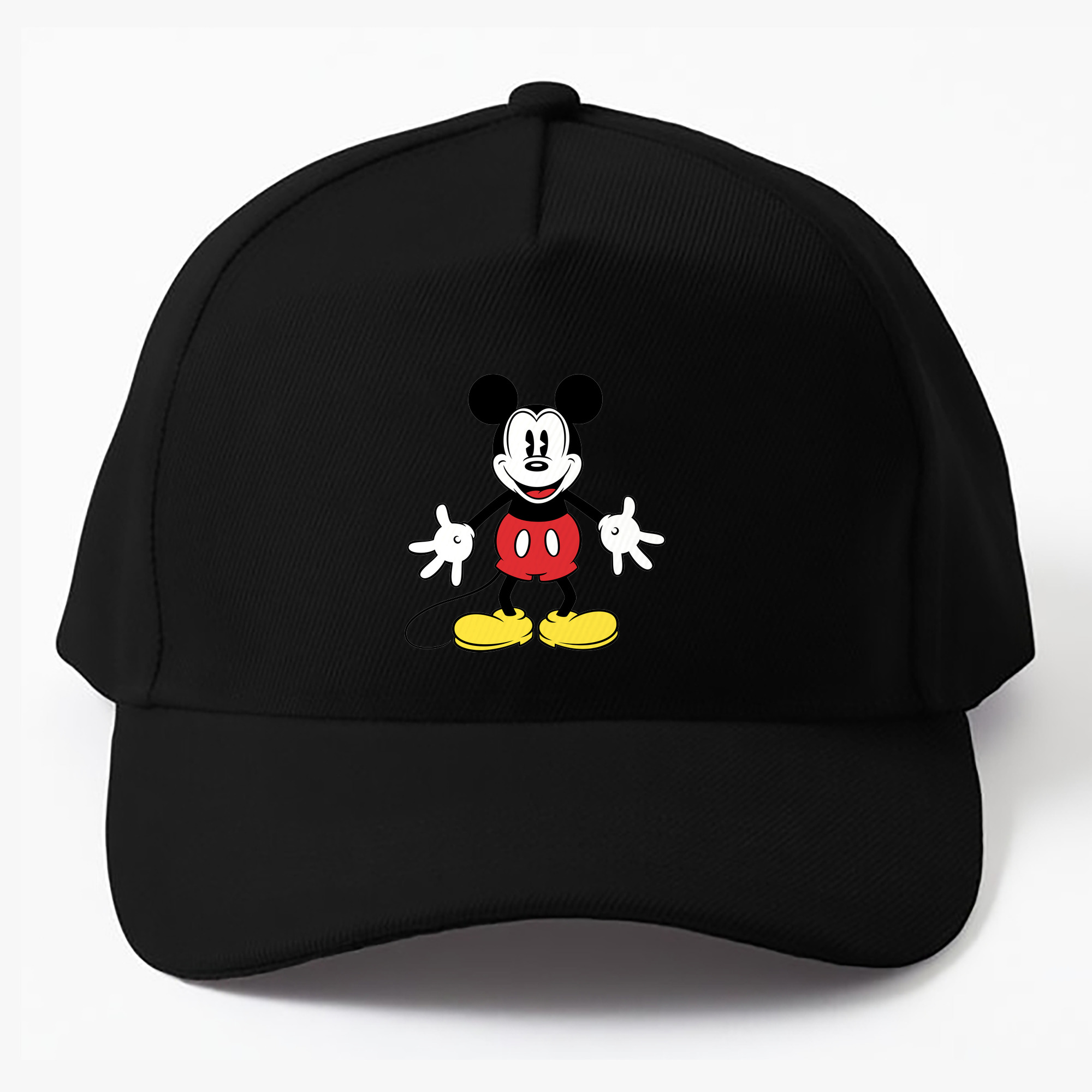 （画像用） ミッキーマウス Mickey Mouse ベースボールキャップ 綿100％ 男女兼用 帽子 スポーツ