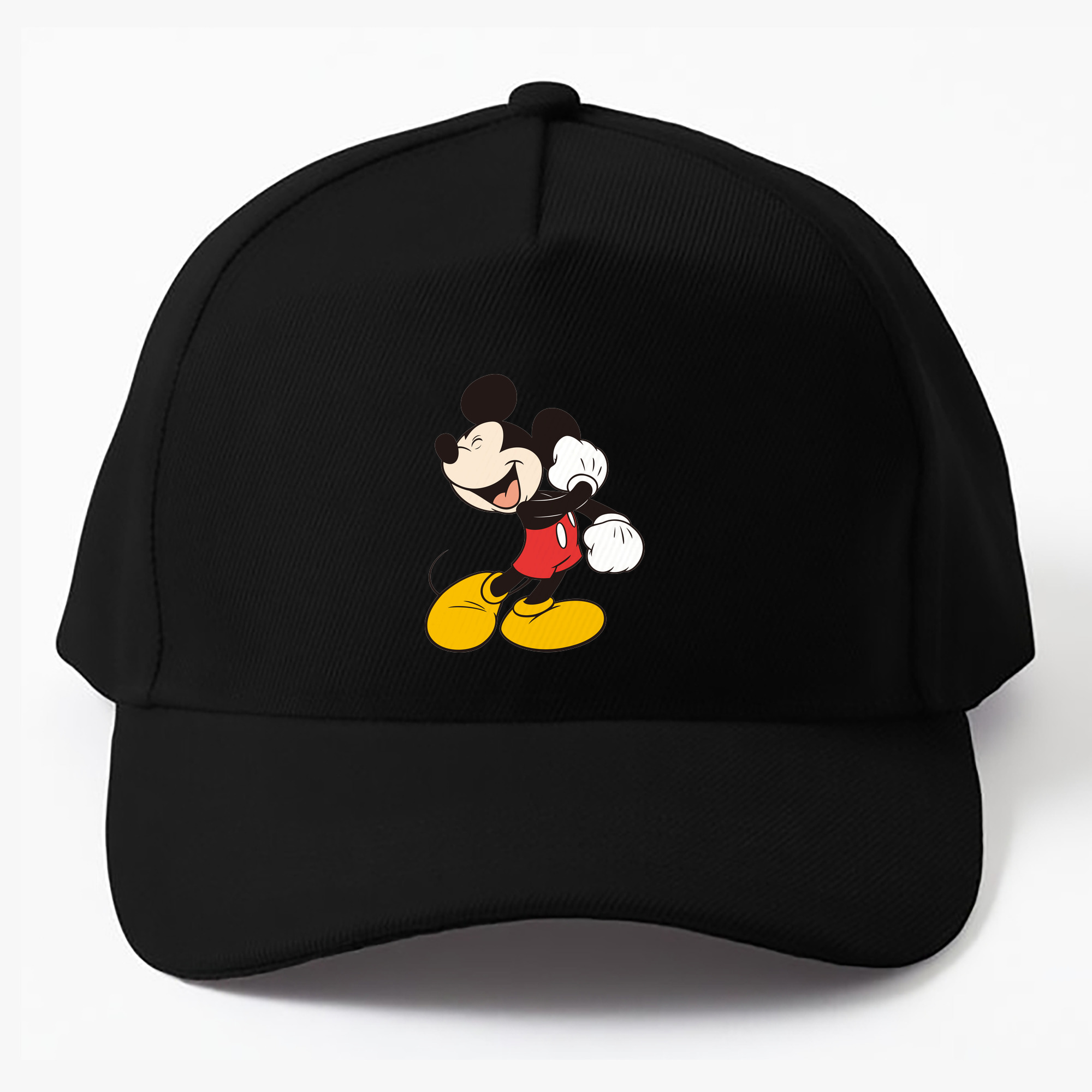 （画像用） ミッキーマウス Mickey Mouse ベースボールキャップ 綿100％ 男女兼用 帽子 スポーツ