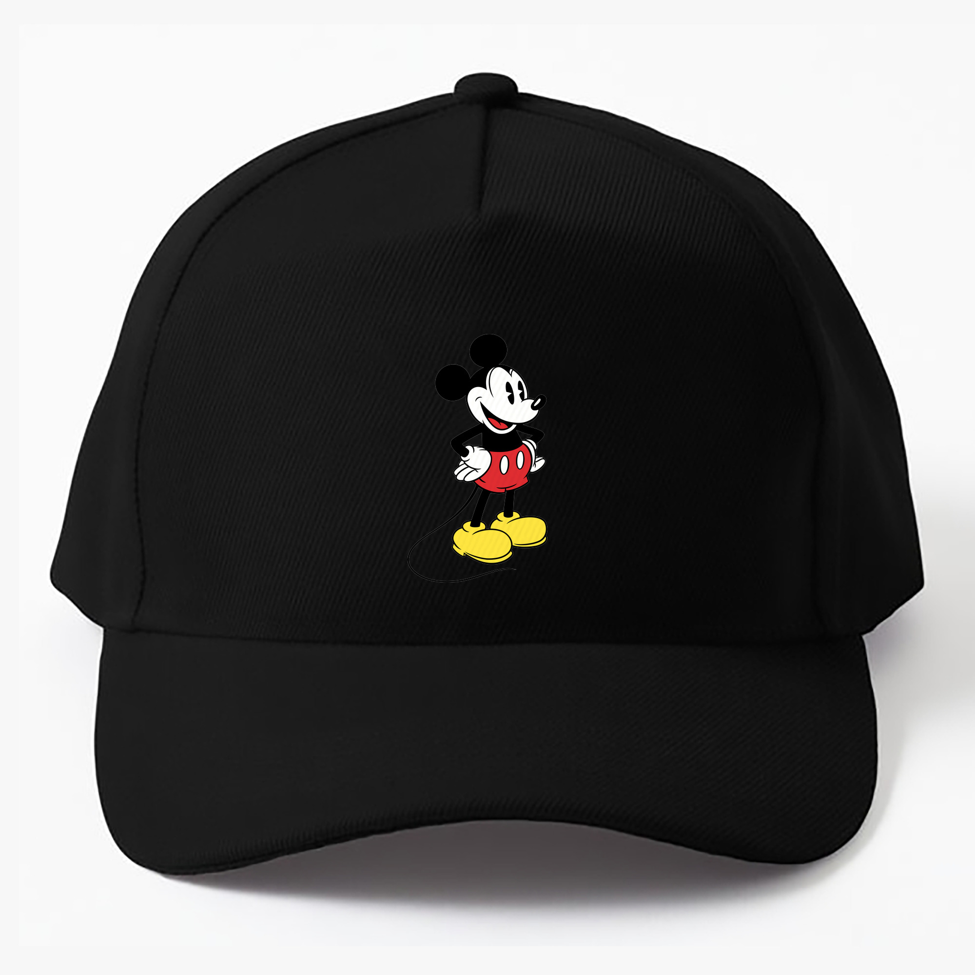 （画像用） ミッキーマウス Mickey Mouse ベースボールキャップ 綿100％ 男女兼用 帽子 スポーツ