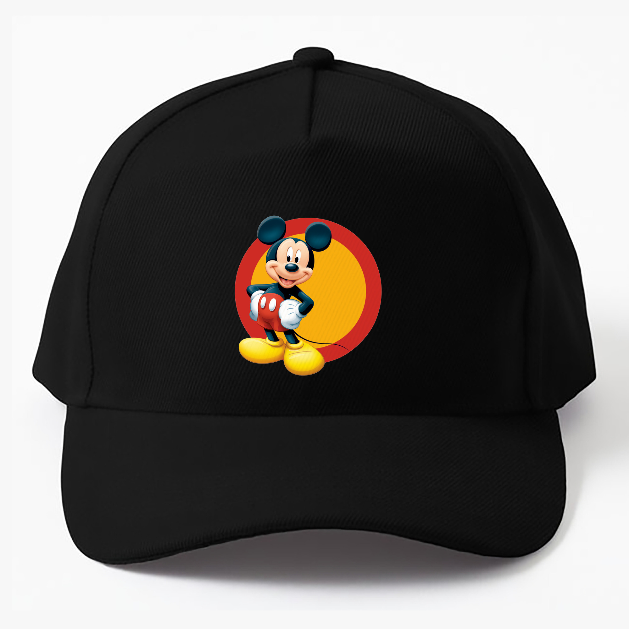（画像用） ミッキーマウス Mickey Mouse ベースボールキャップ 綿100％ 男女兼用 帽子 スポーツ