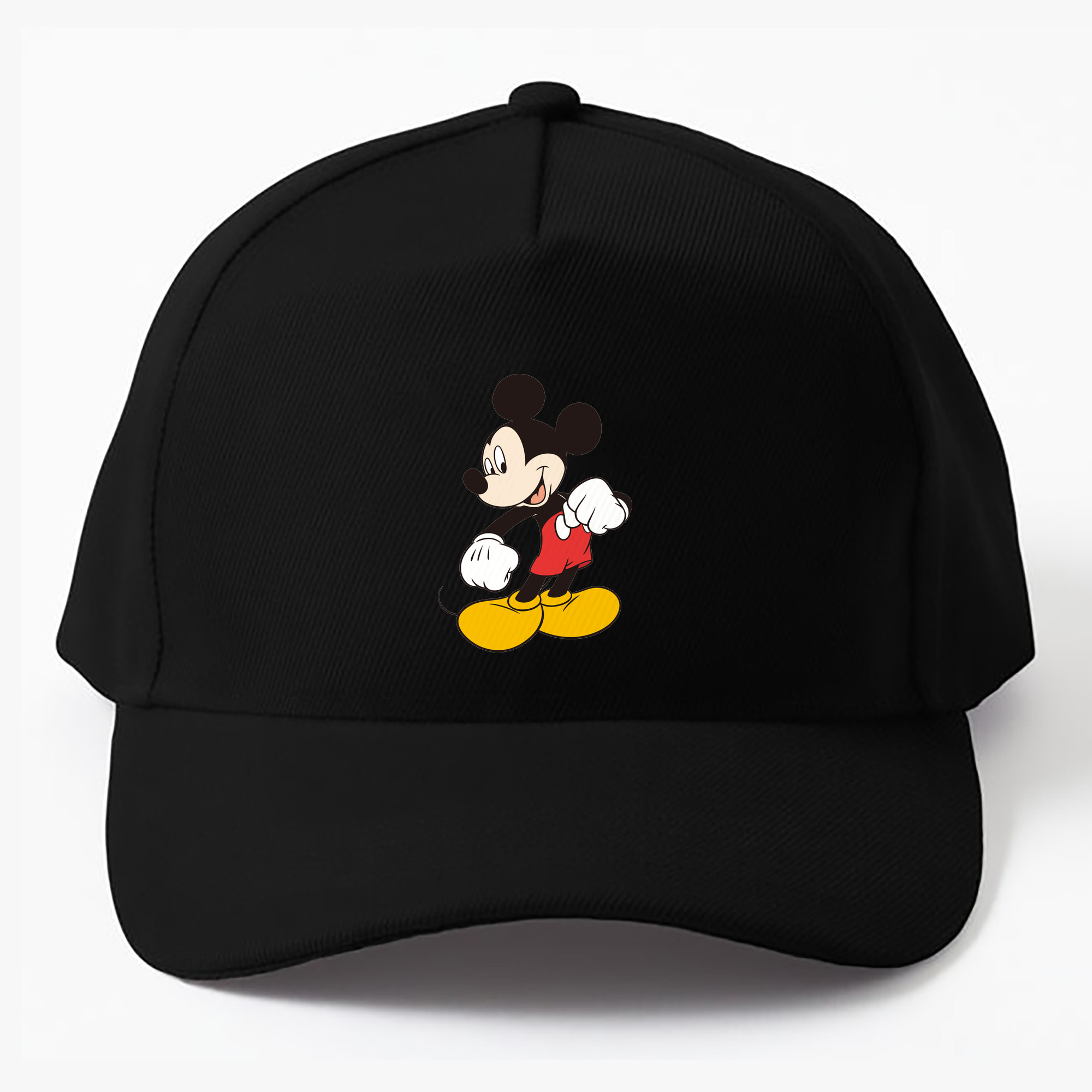 （画像用） ミッキーマウス Mickey Mouse ベースボールキャップ 綿100％ 男女兼用 帽子 スポーツ