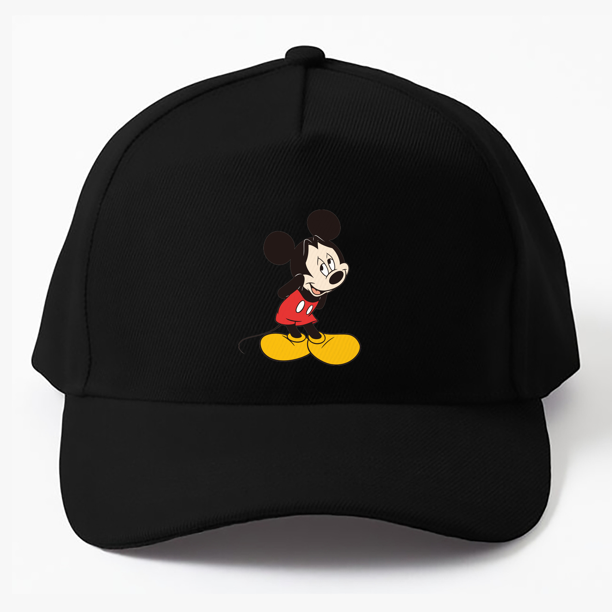 （画像用） ミッキーマウス Mickey Mouse ベースボールキャップ 綿100％ 男女兼用 帽子 スポーツ