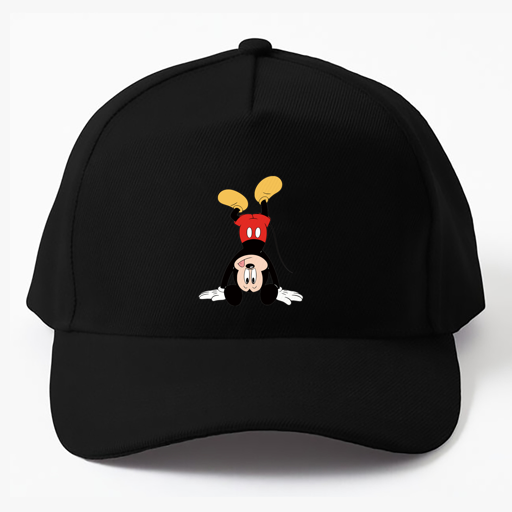 （画像用） ミッキーマウス Mickey Mouse ベースボールキャップ 綿100％ 男女兼用 帽子 スポーツ