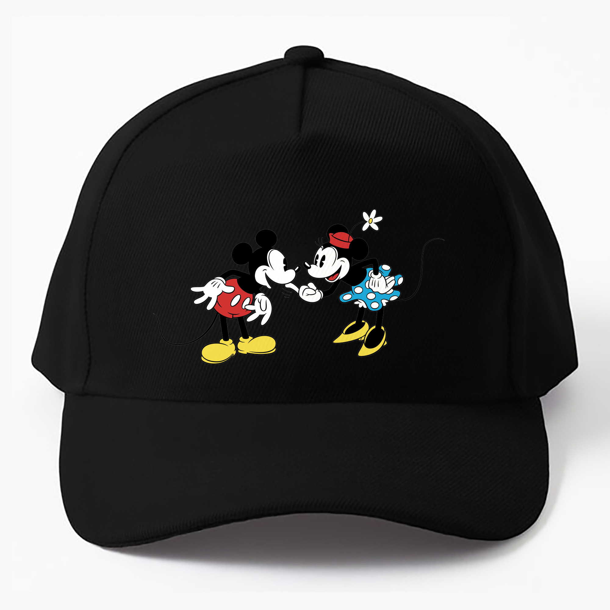 （画像用） ミッキーマウス Mickey Mouse ベースボールキャップ 綿100％ 男女兼用 帽子 スポーツ