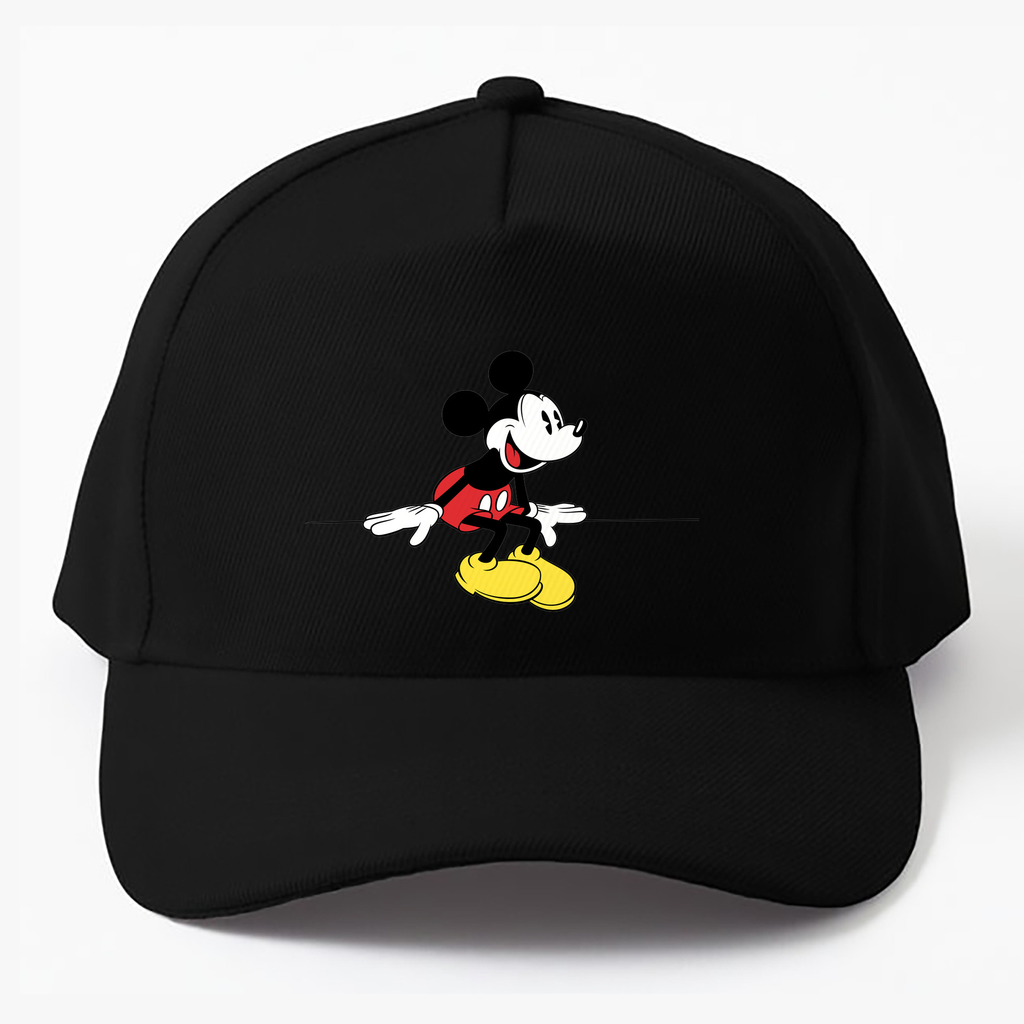 （画像用） ミッキーマウス Mickey Mouse ベースボールキャップ 綿100％ 男女兼用 帽子 スポーツ