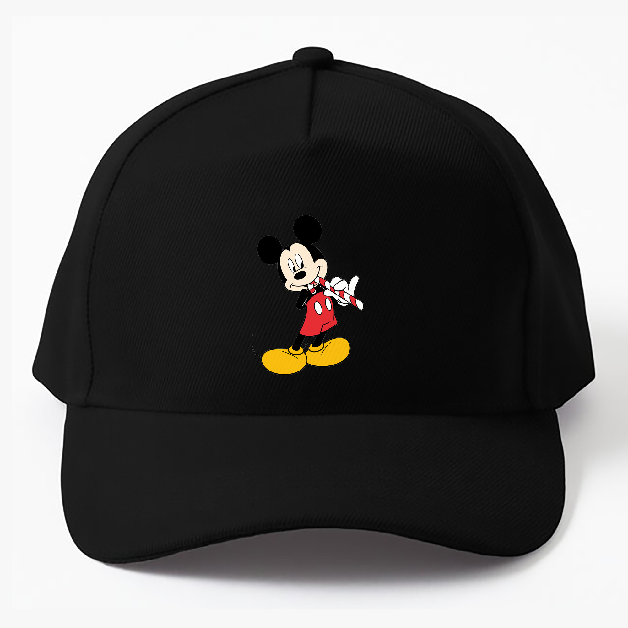 （画像用） ミッキーマウス Mickey Mouse ベースボールキャップ 綿100％ 男女兼用 帽子 スポーツ