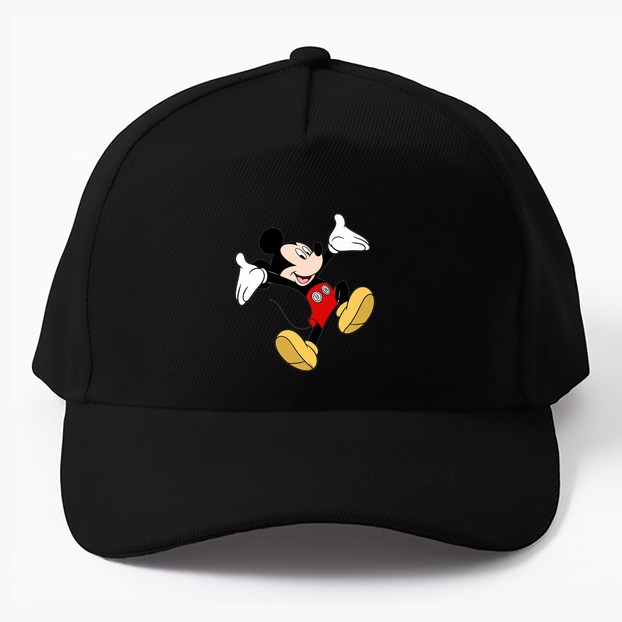 （画像用） ミッキーマウス Mickey Mouse ベースボールキャップ 綿100％ 男女兼用 帽子 スポーツ
