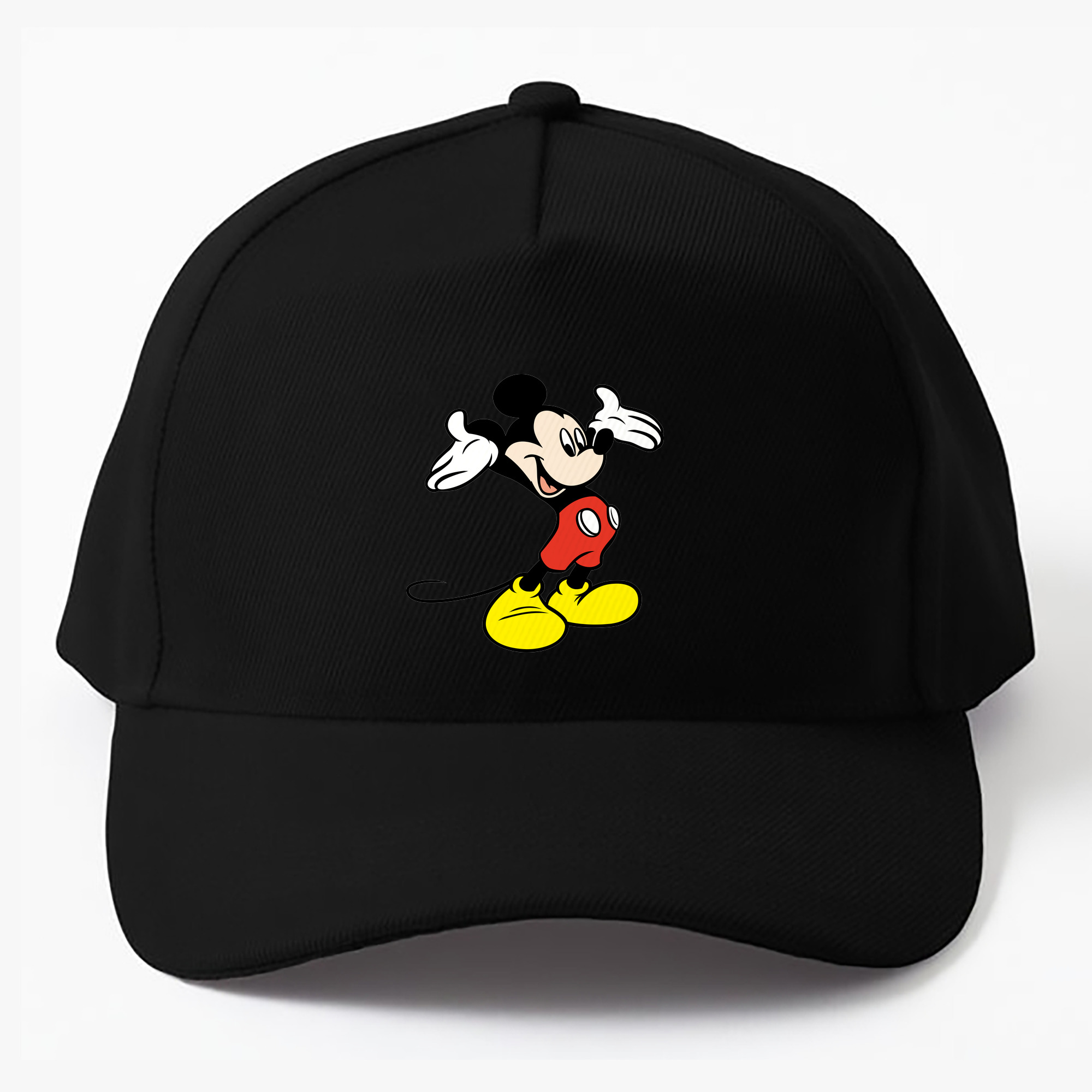 （画像用） ミッキーマウス Mickey Mouse ベースボールキャップ 綿100％ 男女兼用 帽子 スポーツ