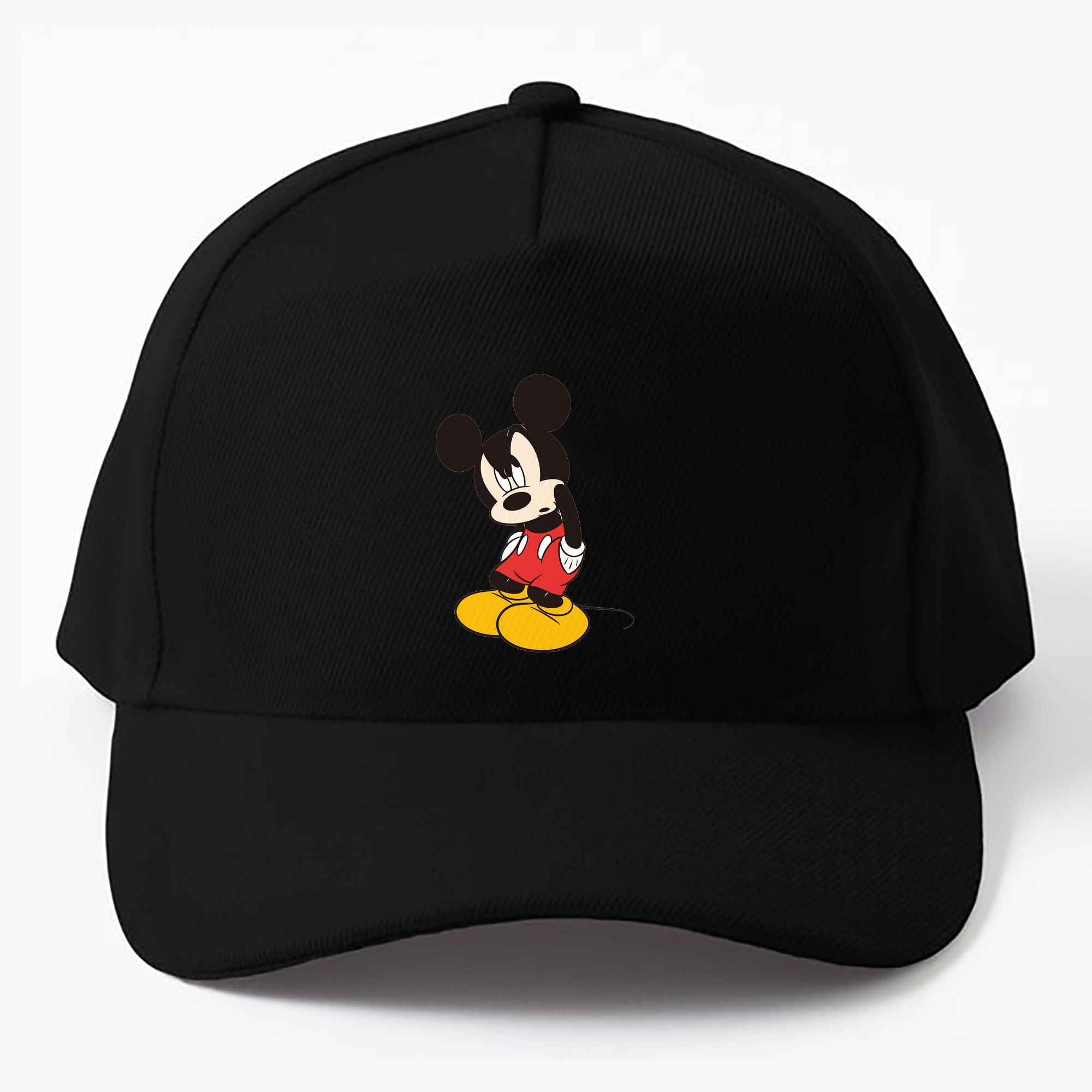 （画像用） ミッキーマウス Mickey Mouse ベースボールキャップ 綿100％ 男女兼用 帽子 スポーツ