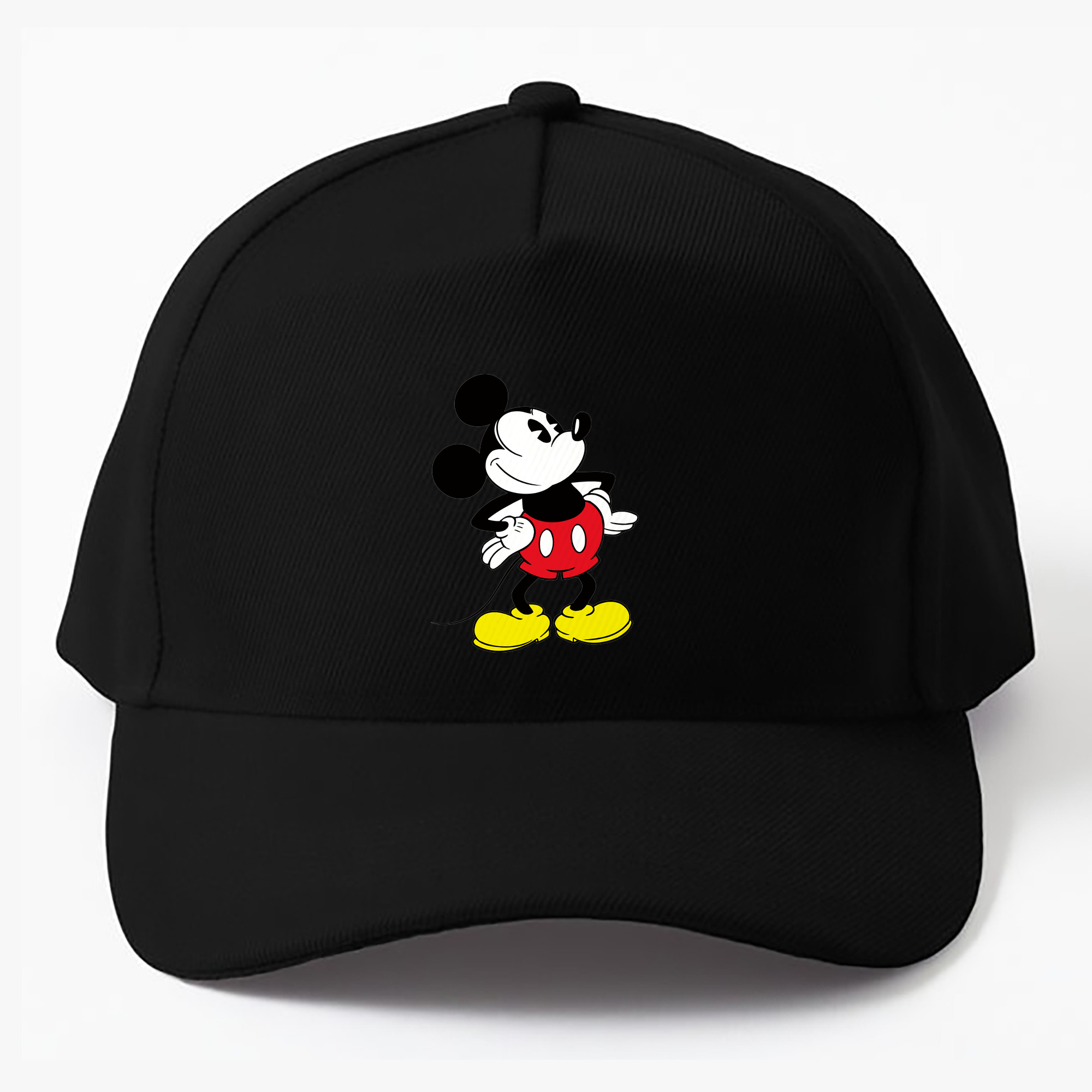 （画像用） ミッキーマウス Mickey Mouse ベースボールキャップ 綿100％ 男女兼用 帽子 スポーツ