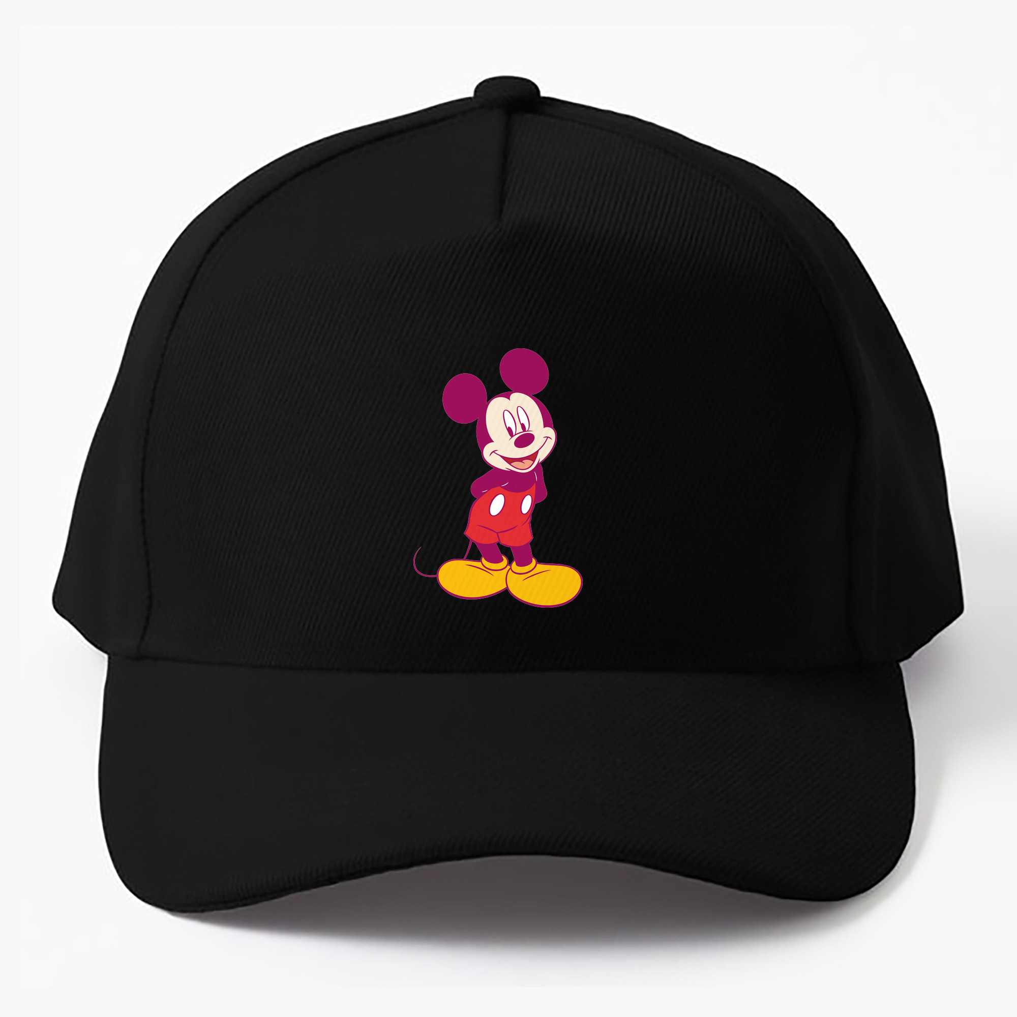 （画像用） ミッキーマウス Mickey Mouse ベースボールキャップ 綿100％ 男女兼用 帽子 スポーツ
