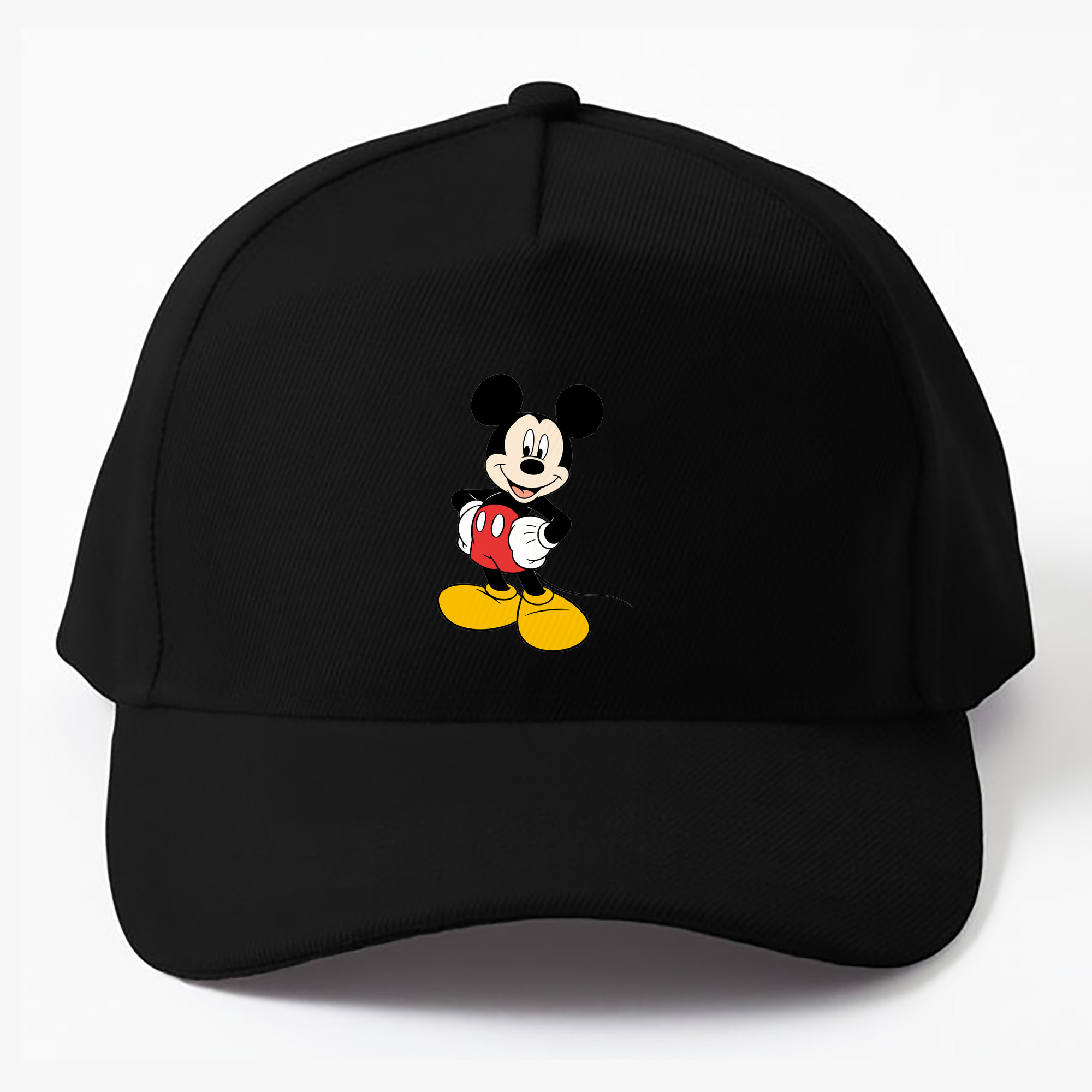 （画像用） ミッキーマウス Mickey Mouse ベースボールキャップ 綿100％ 男女兼用 帽子 スポーツ