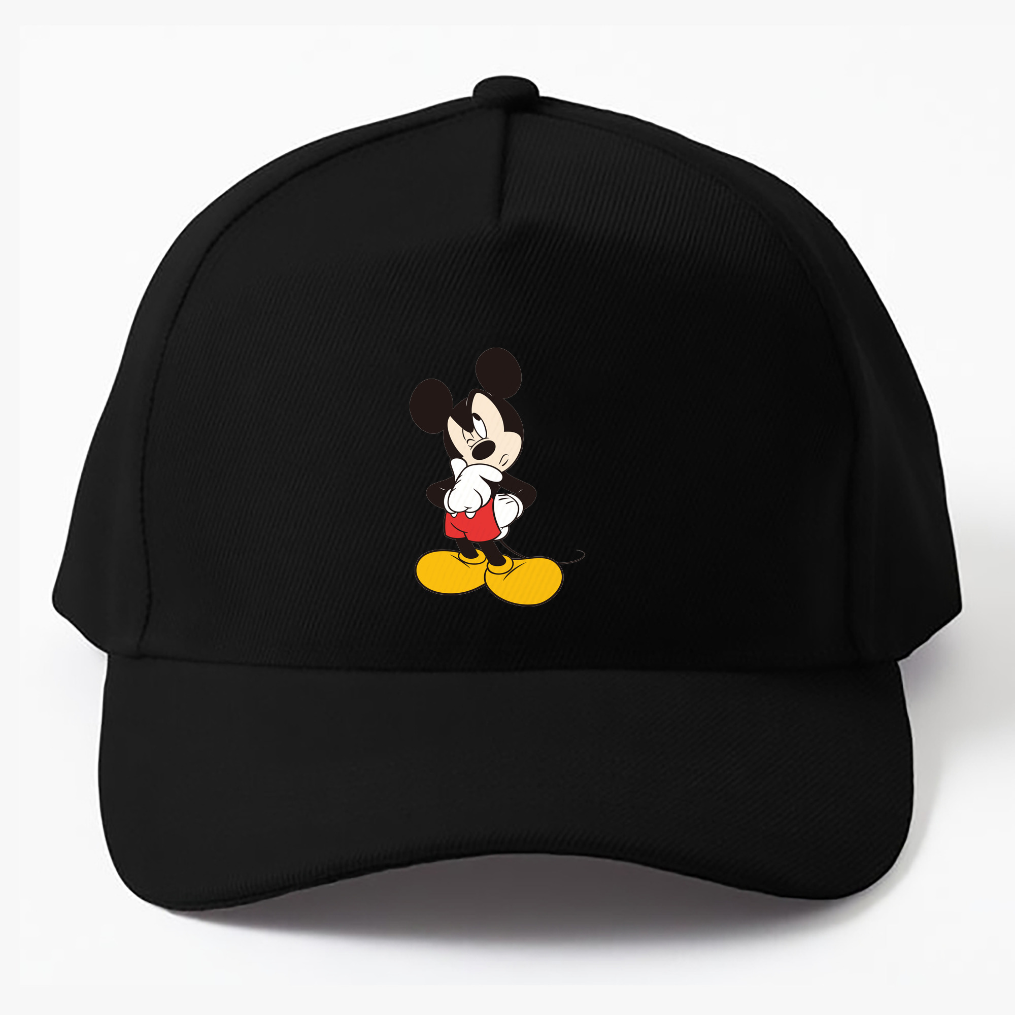 （画像用） ミッキーマウス Mickey Mouse ベースボールキャップ 綿100％ 男女兼用 帽子 スポーツ