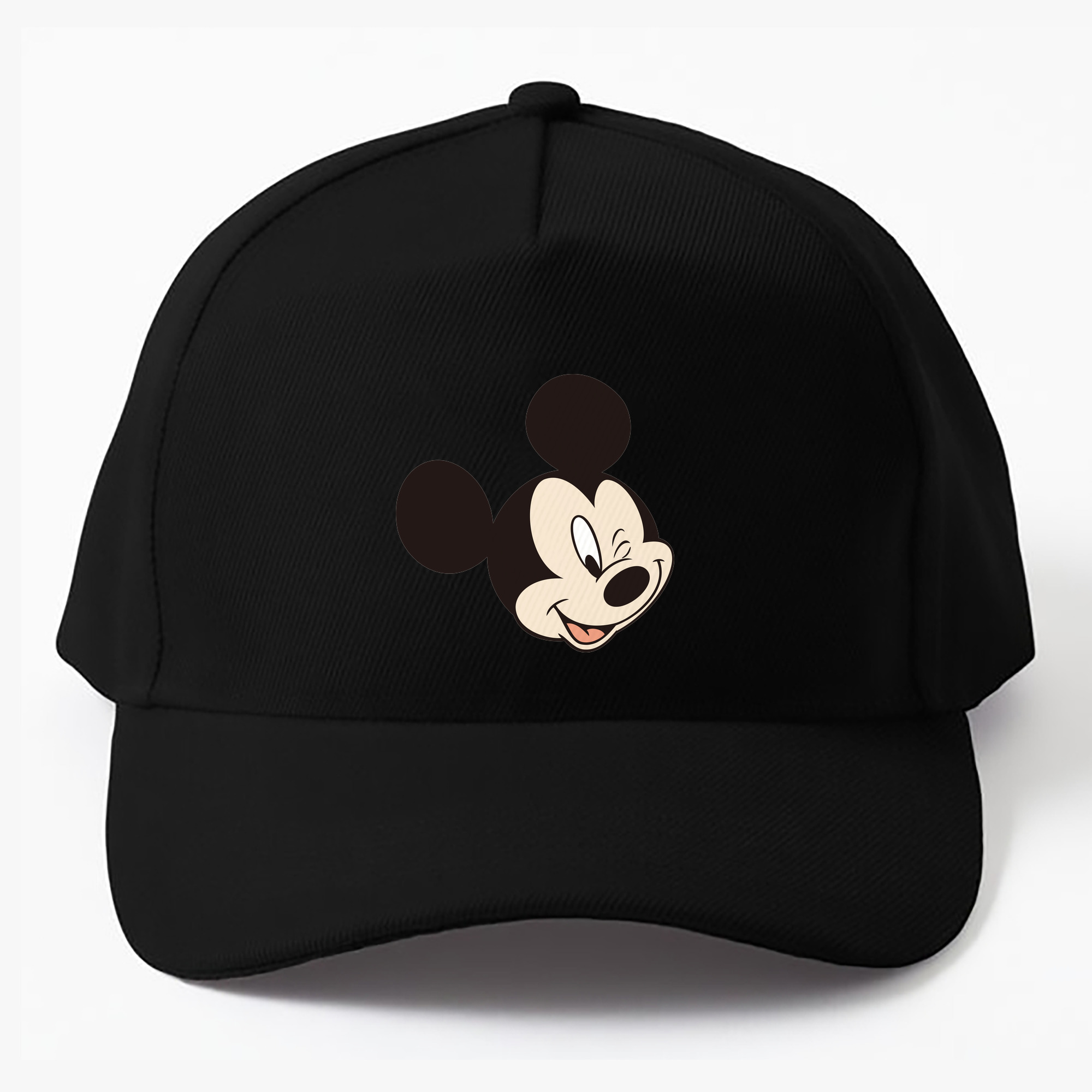 （画像用） ミッキーマウス Mickey Mouse ベースボールキャップ 綿100％ 男女兼用 帽子 スポーツ