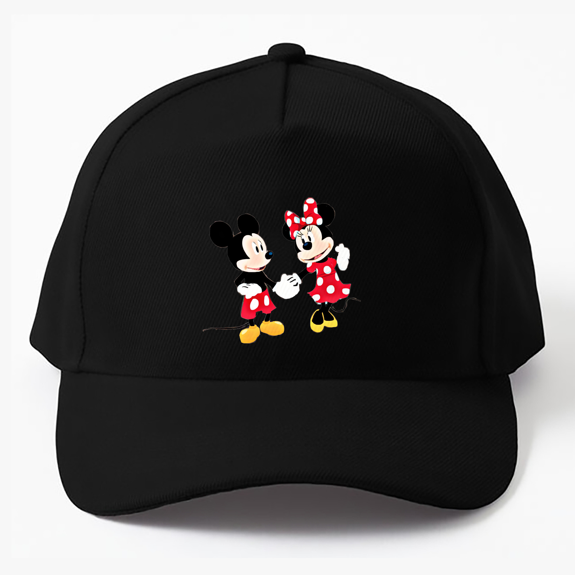 （画像用） ミッキーマウス Mickey Mouse ベースボールキャップ 綿100％ 男女兼用 帽子 スポーツ