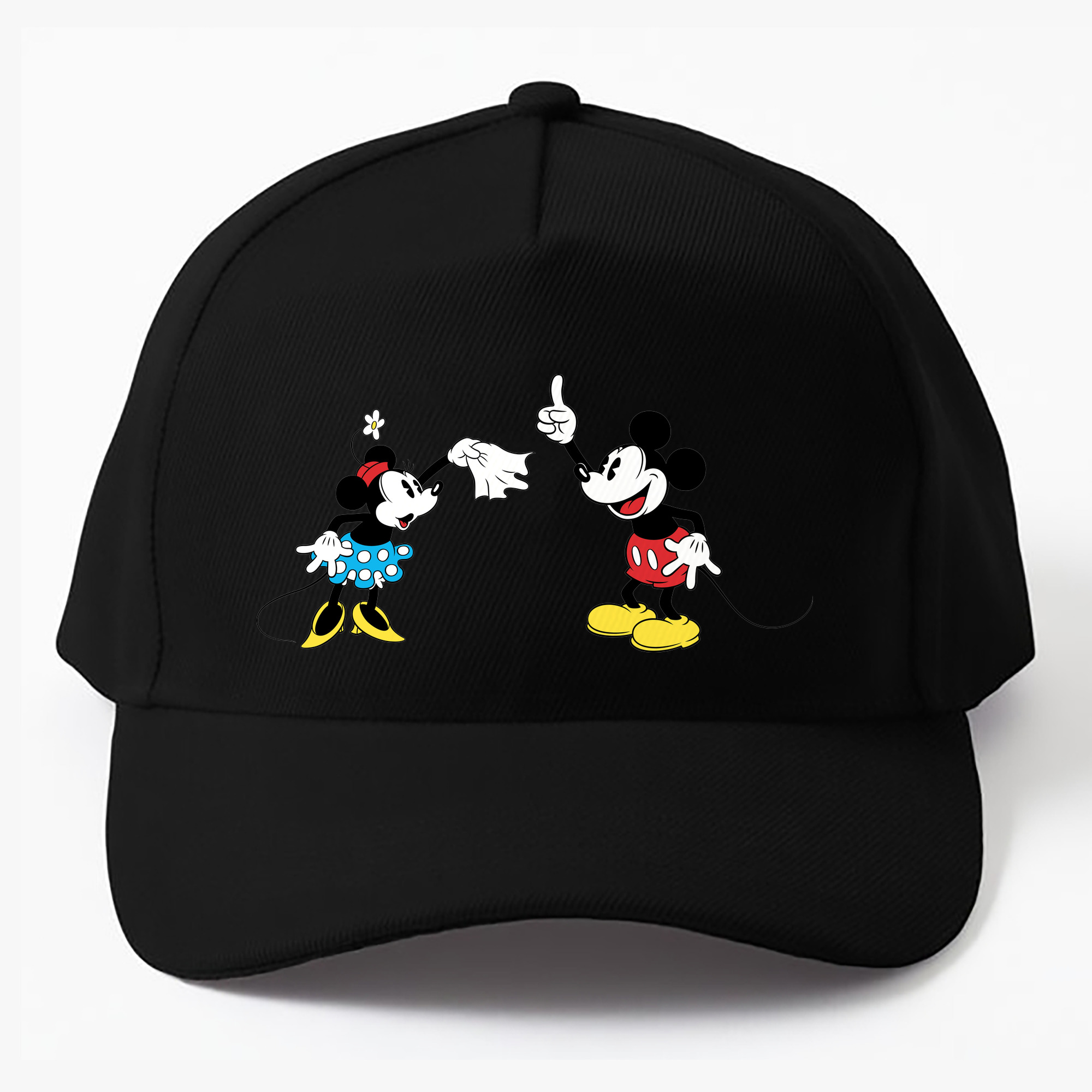（画像用） ミッキーマウス Mickey Mouse ベースボールキャップ 綿100％ 男女兼用 帽子 スポーツ