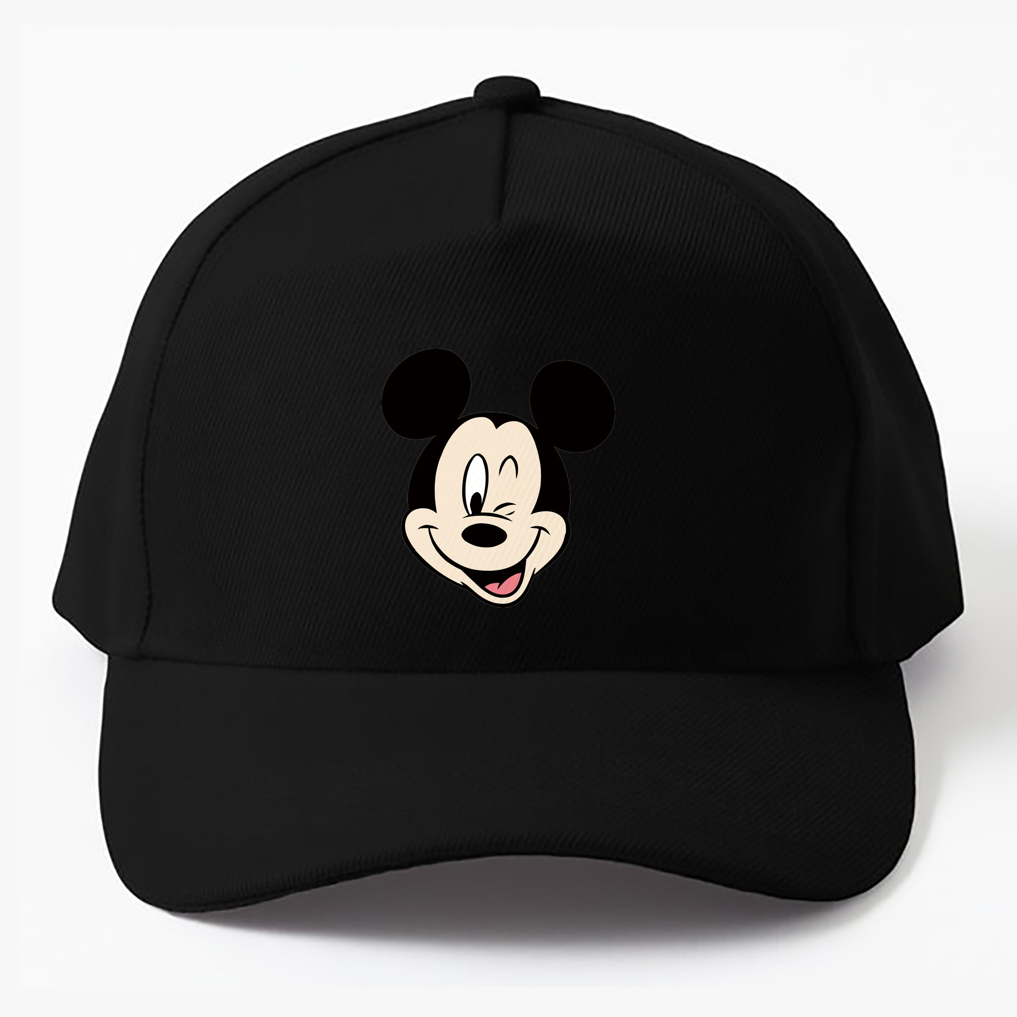 （画像用） ミッキーマウス Mickey Mouse ベースボールキャップ 綿100％ 男女兼用 帽子 スポーツ