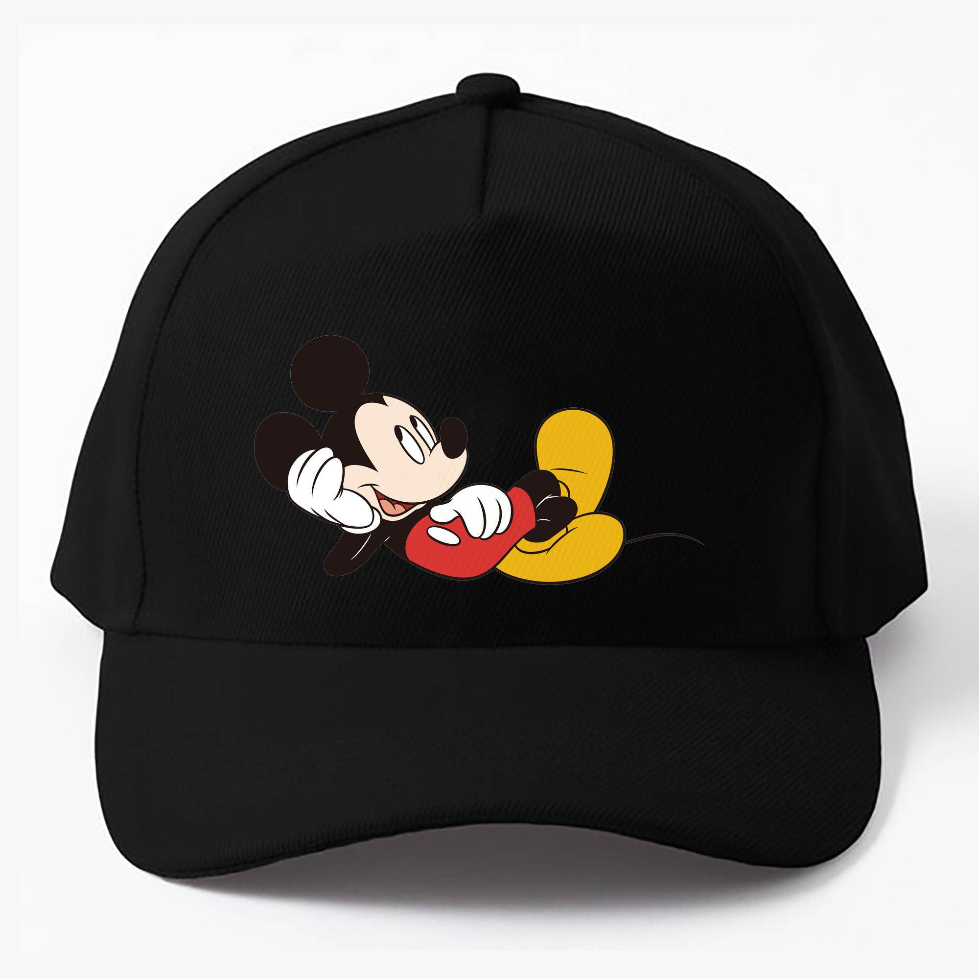 （画像用） ミッキーマウス Mickey Mouse ベースボールキャップ 綿100％ 男女兼用 帽子 スポーツ