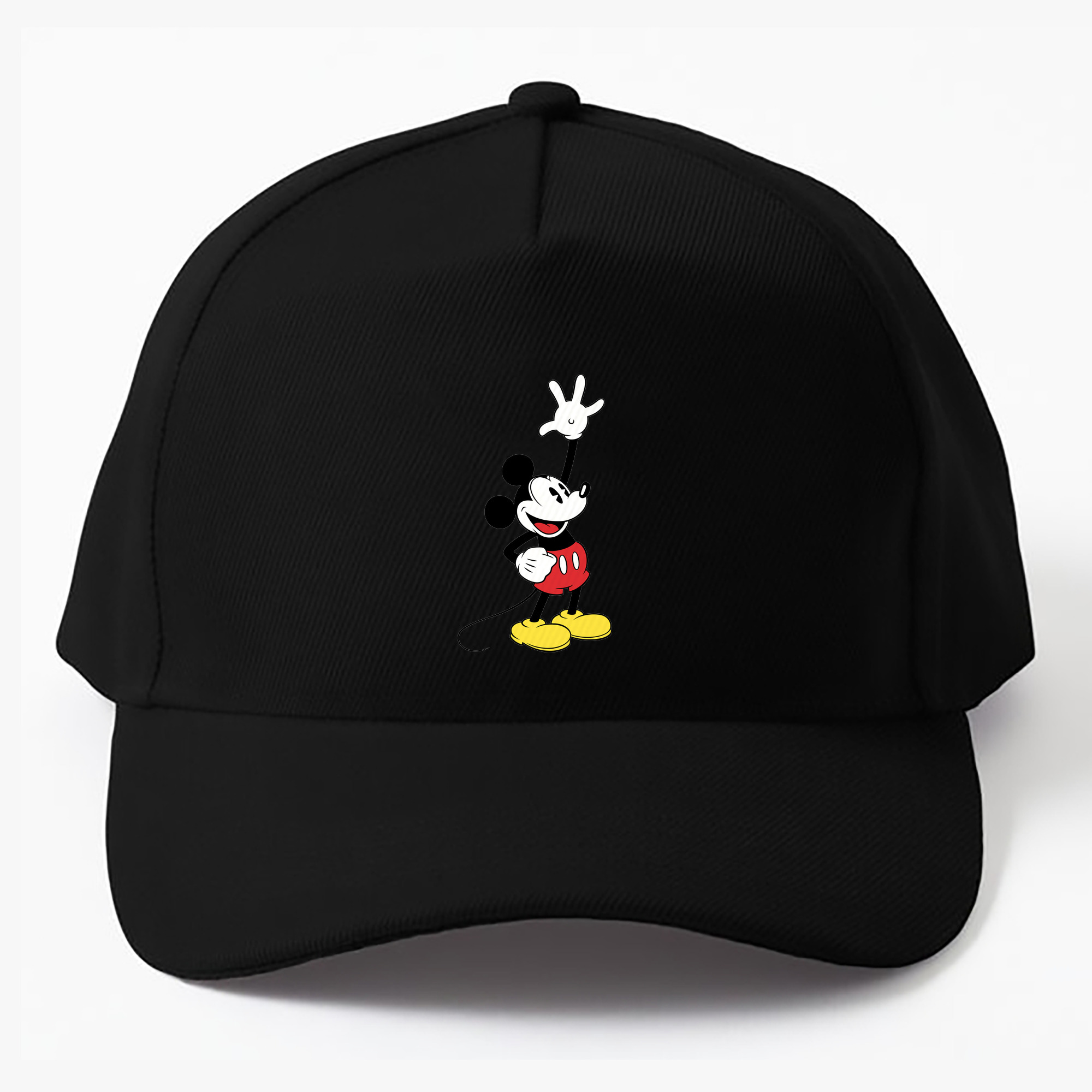 （画像用） ミッキーマウス Mickey Mouse ベースボールキャップ 綿100％ 男女兼用 帽子 スポーツ