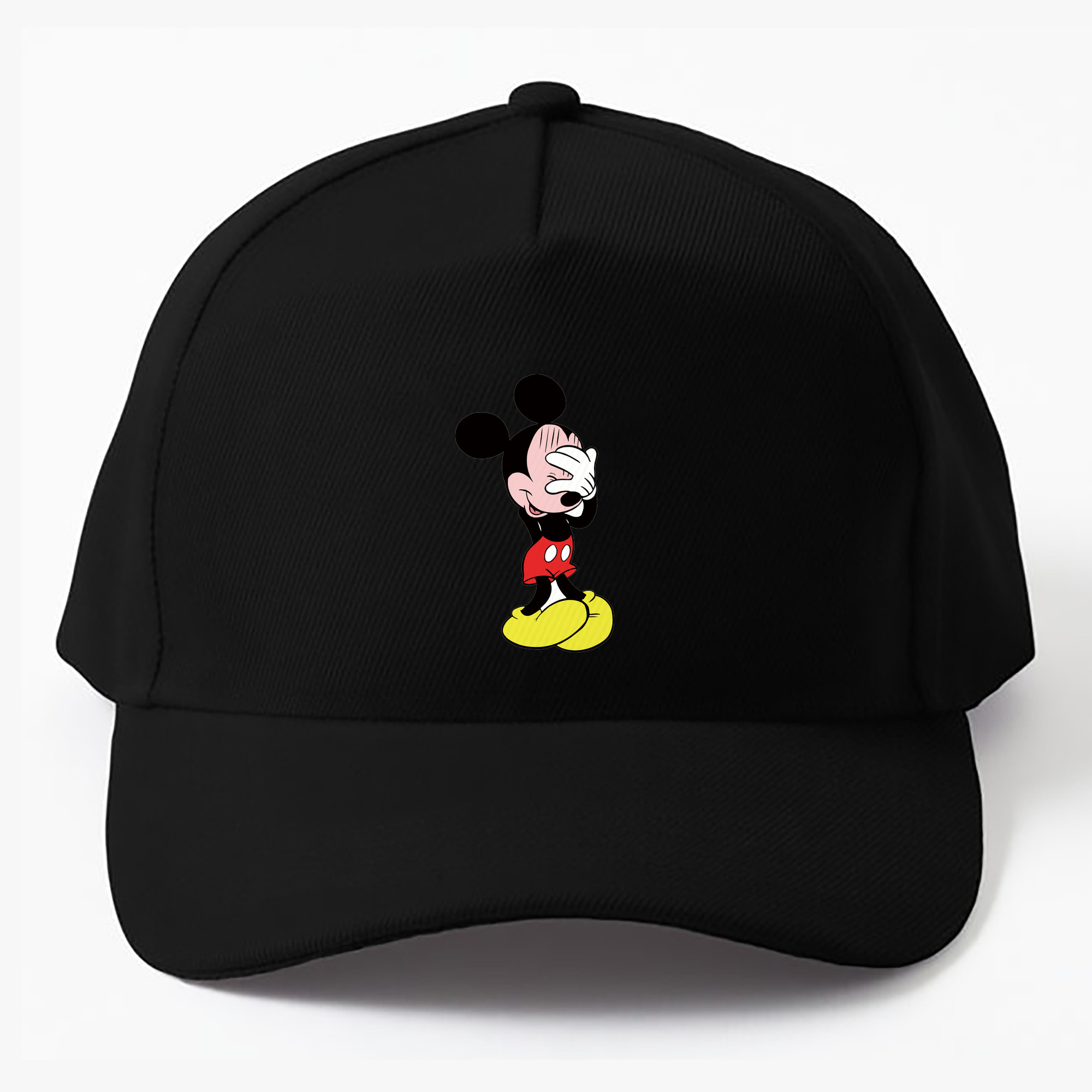 （画像用） ミッキーマウス Mickey Mouse ベースボールキャップ 綿100％ 男女兼用 帽子 スポーツ