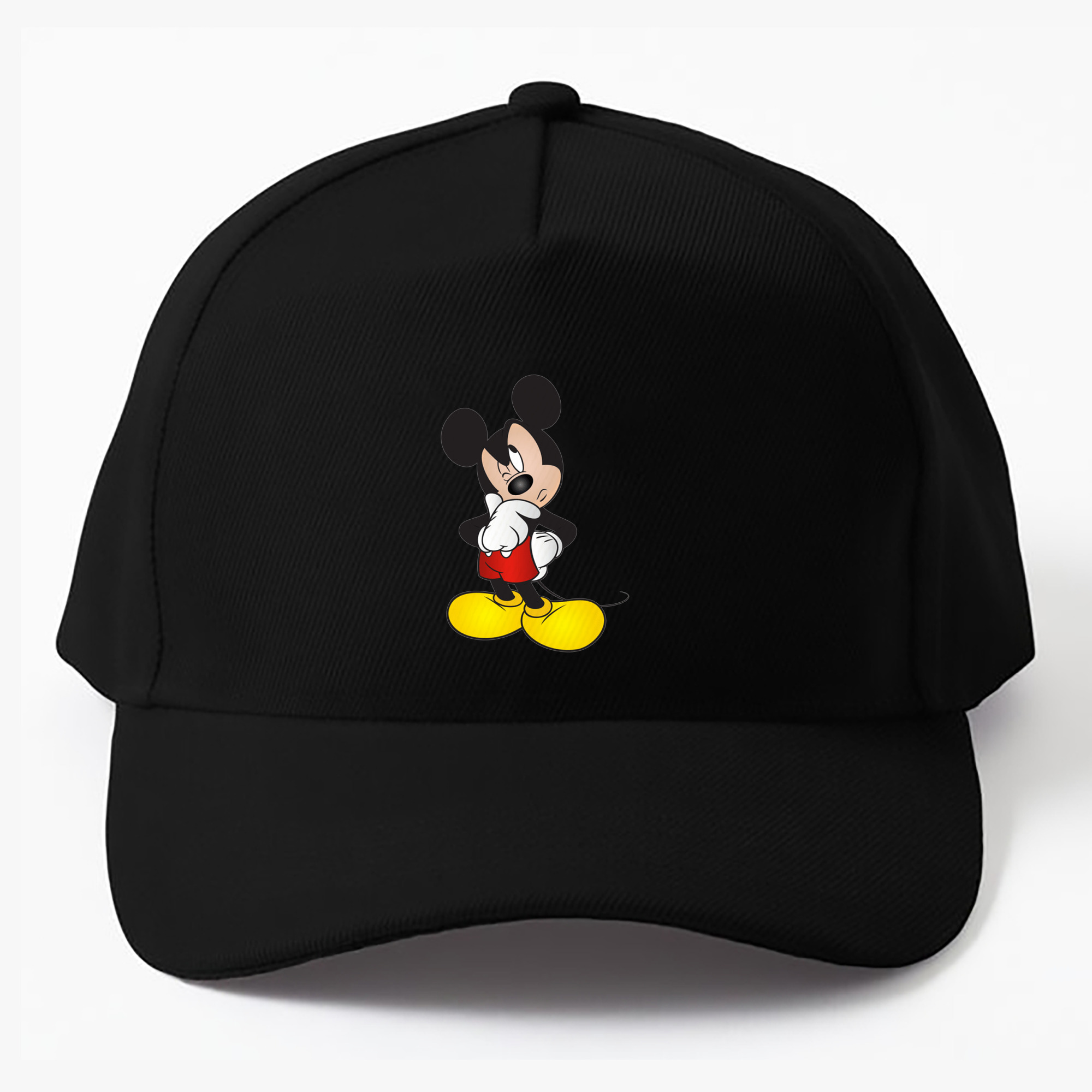 （画像用） ミッキーマウス Mickey Mouse ベースボールキャップ 綿100％ 男女兼用 帽子 スポーツ