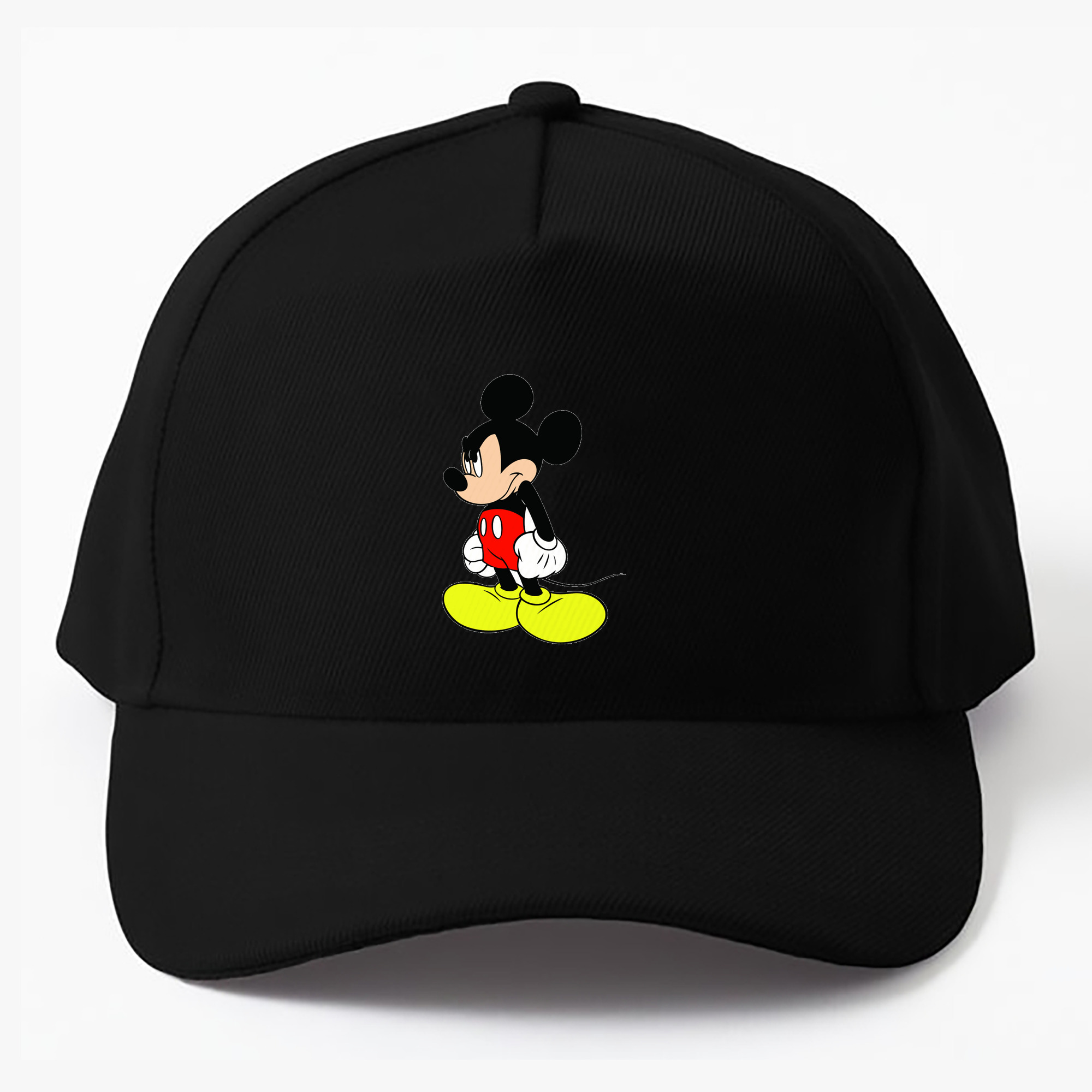 （画像用） ミッキーマウス Mickey Mouse ベースボールキャップ 綿100％ 男女兼用 帽子 スポーツ