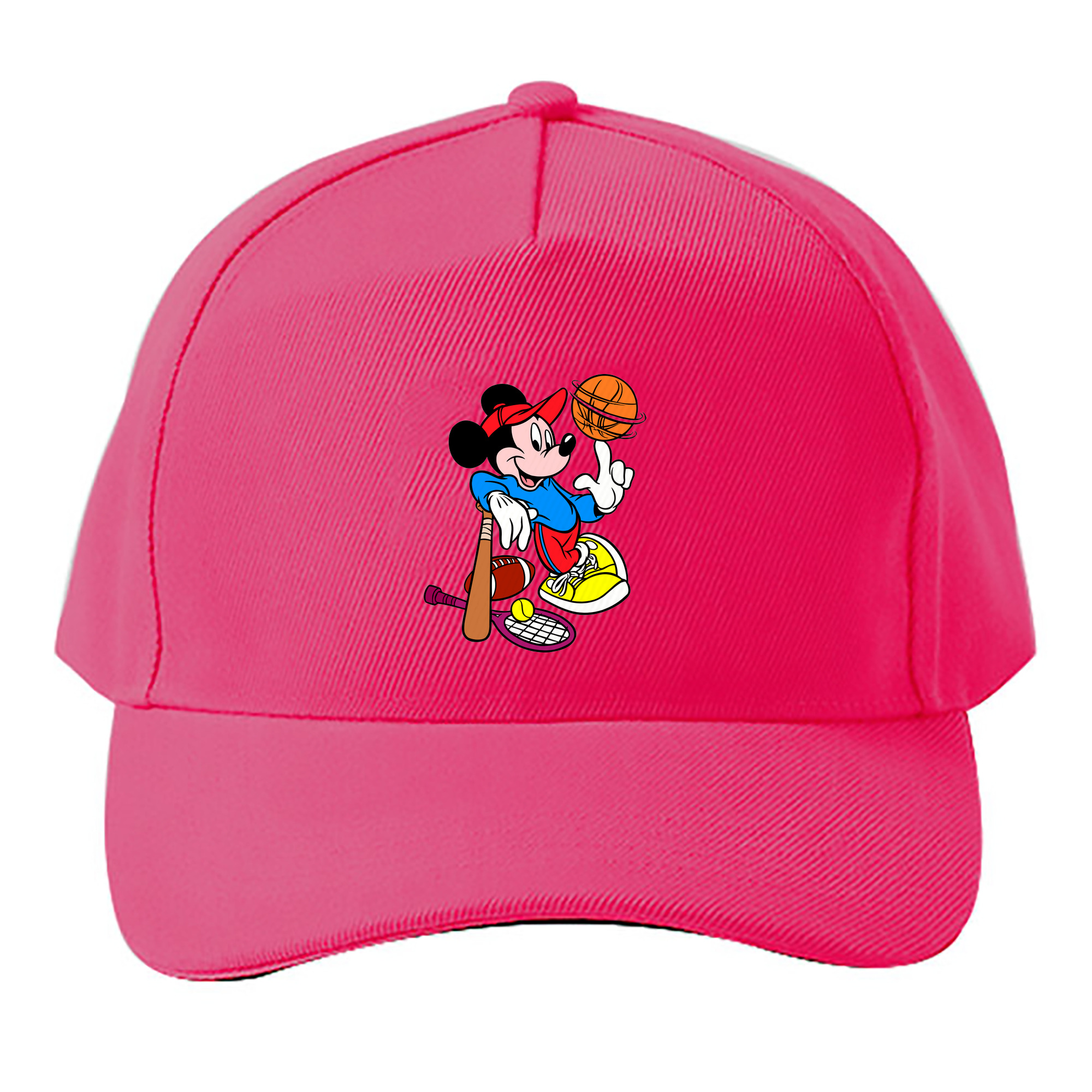 （画像用） ミッキーマウス Mickey Mouse ベースボールキャップ 綿100％ 男女兼用 帽子 スポーツ