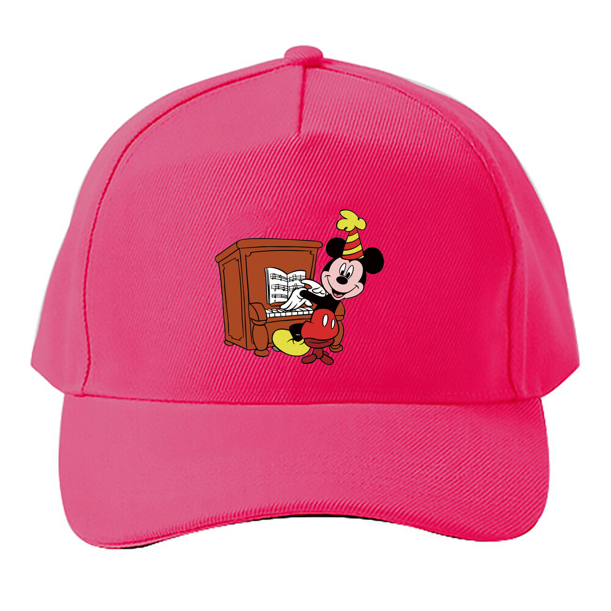 （画像用） ミッキーマウス Mickey Mouse ベースボールキャップ 綿100％ 男女兼用 帽子 スポーツ