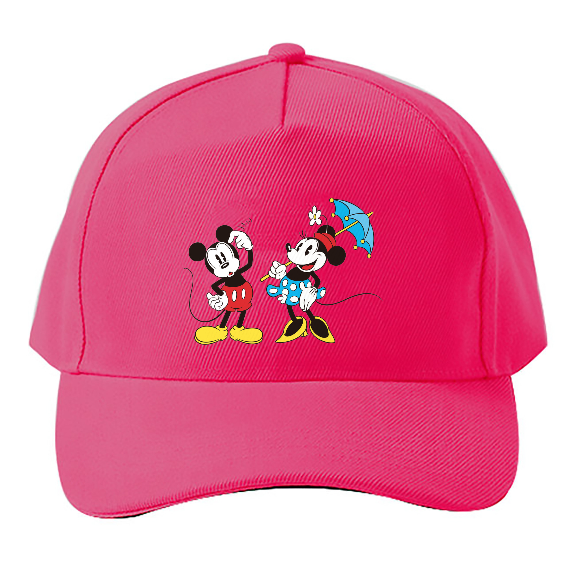 （画像用） ミッキーマウス Mickey Mouse ベースボールキャップ 綿100％ 男女兼用 帽子 スポーツ