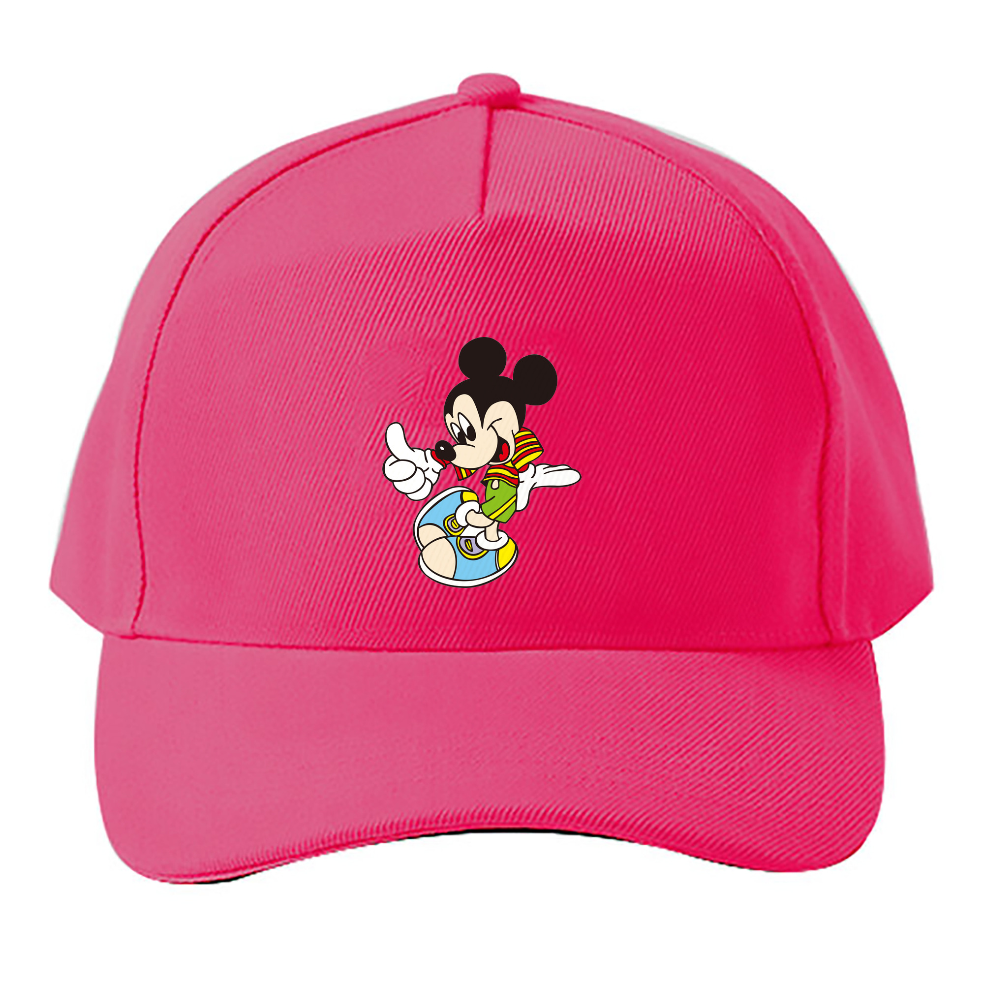 （画像用） ミッキーマウス Mickey Mouse ベースボールキャップ 綿100％ 男女兼用 帽子 スポーツ