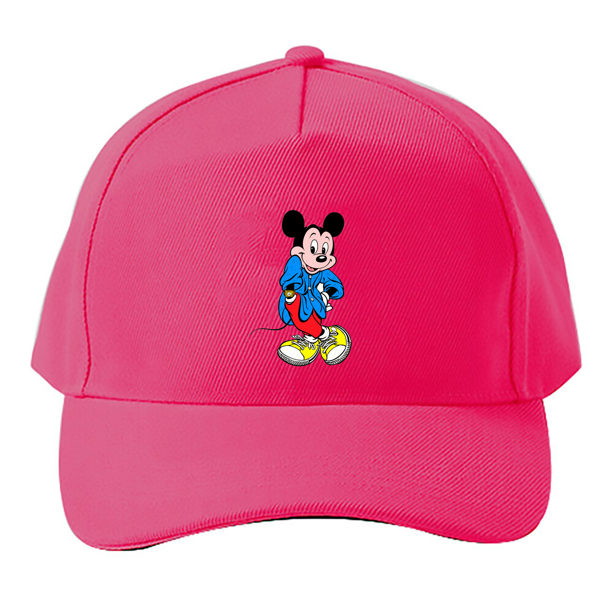 （画像用） ミッキーマウス Mickey Mouse ベースボールキャップ 綿100％ 男女兼用 帽子 スポーツ