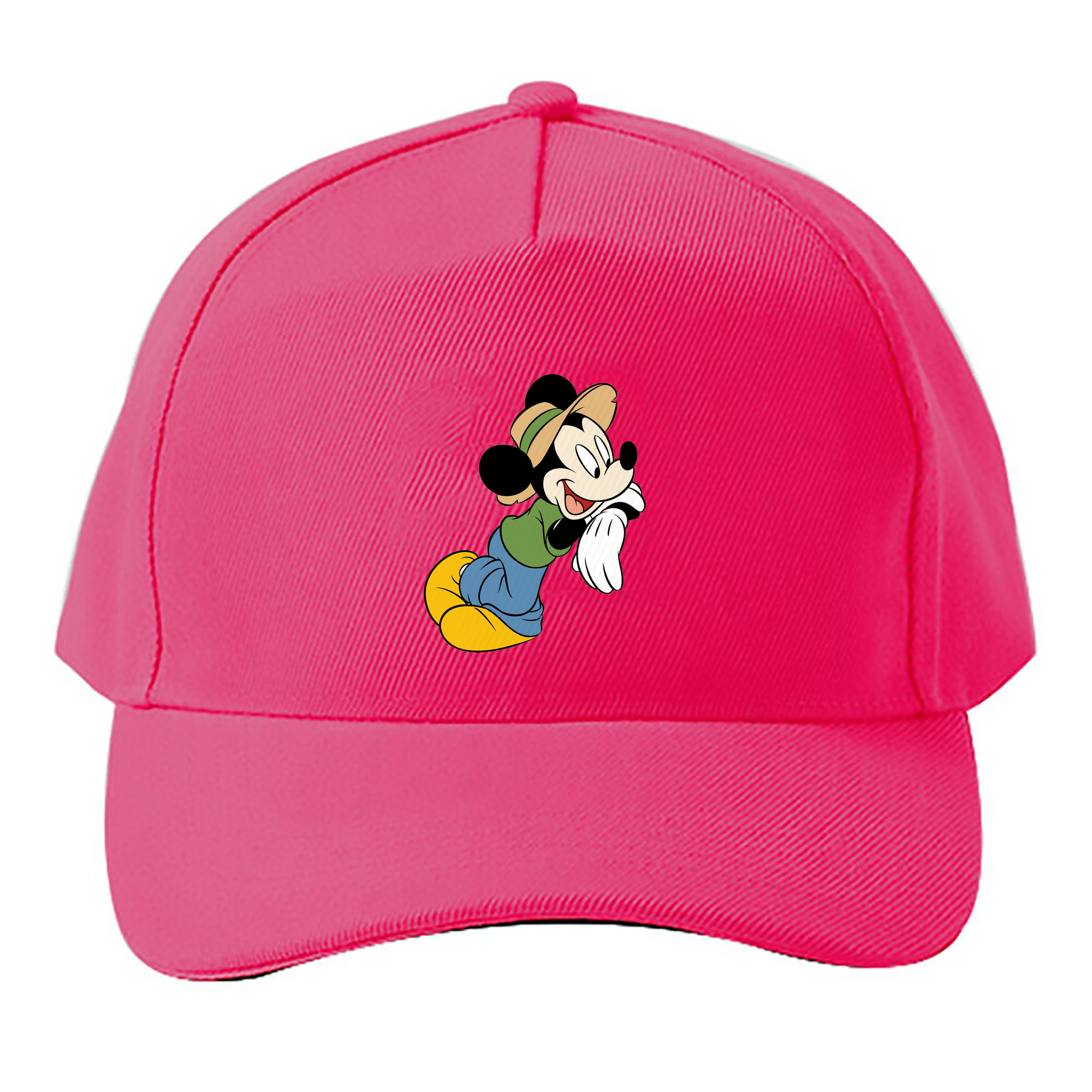 （画像用） ミッキーマウス Mickey Mouse ベースボールキャップ 綿100％ 男女兼用 帽子 スポーツ
