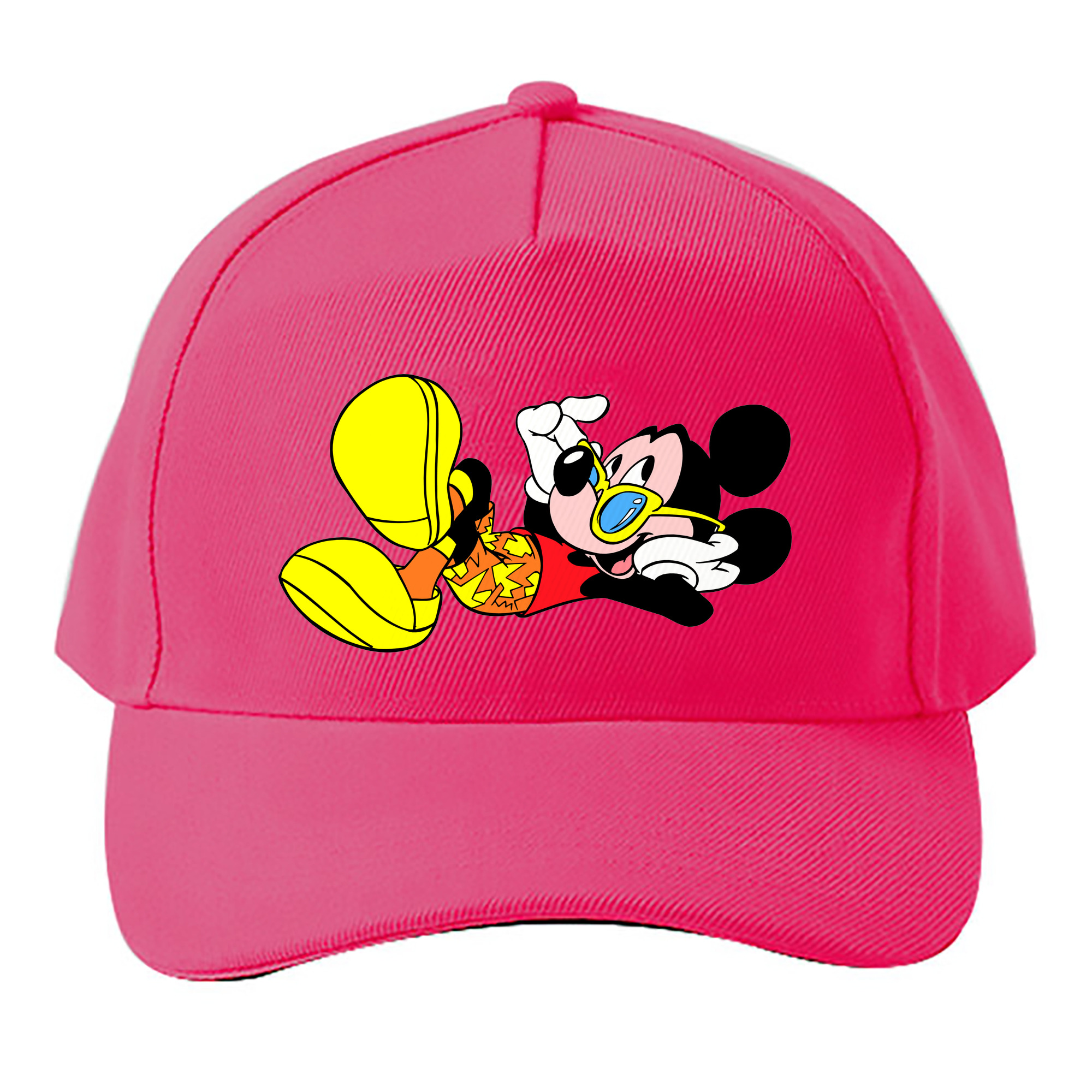 （画像用） ミッキーマウス Mickey Mouse ベースボールキャップ 綿100％ 男女兼用 帽子 スポーツ