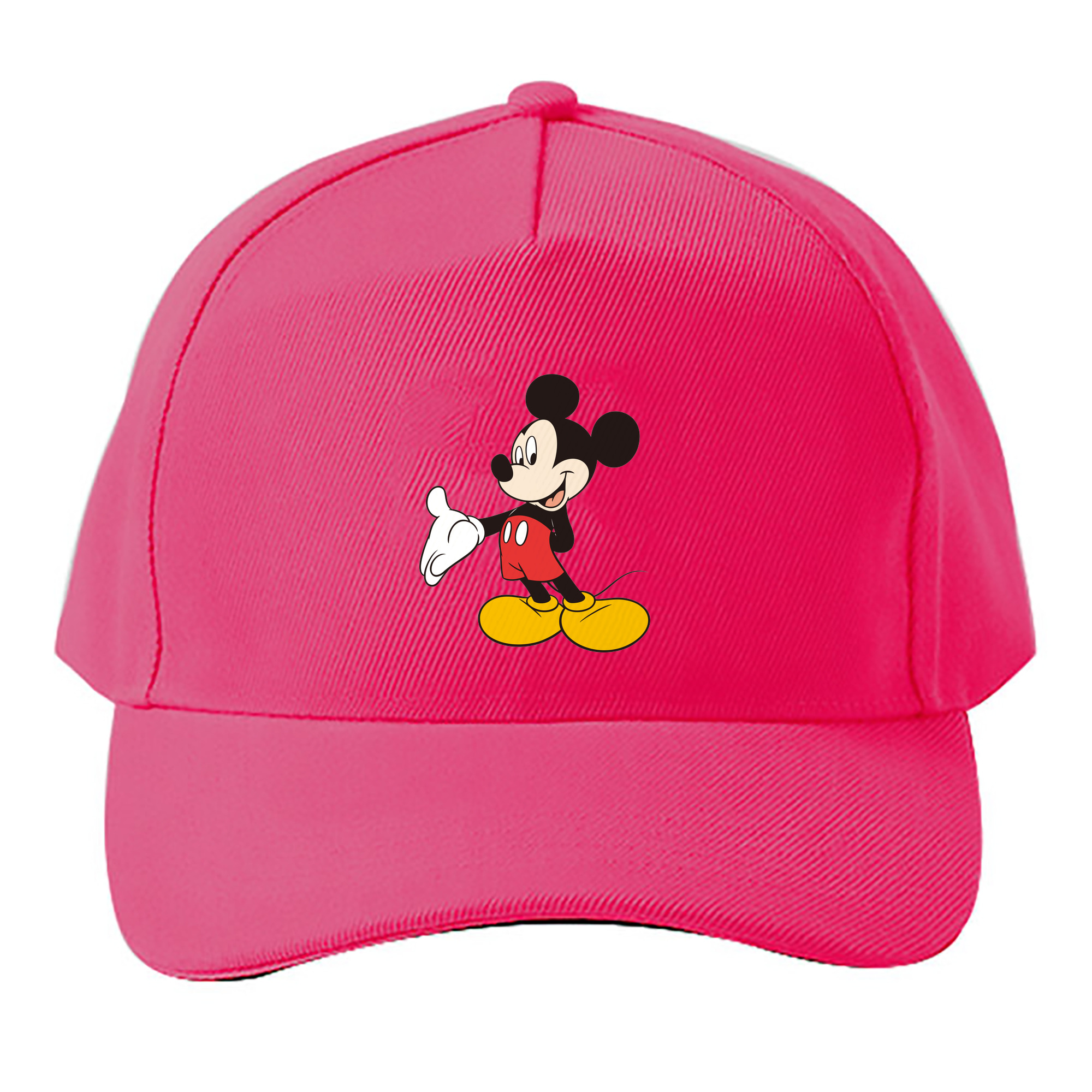 （画像用） ミッキーマウス Mickey Mouse ベースボールキャップ 綿100％ 男女兼用 帽子 スポーツ