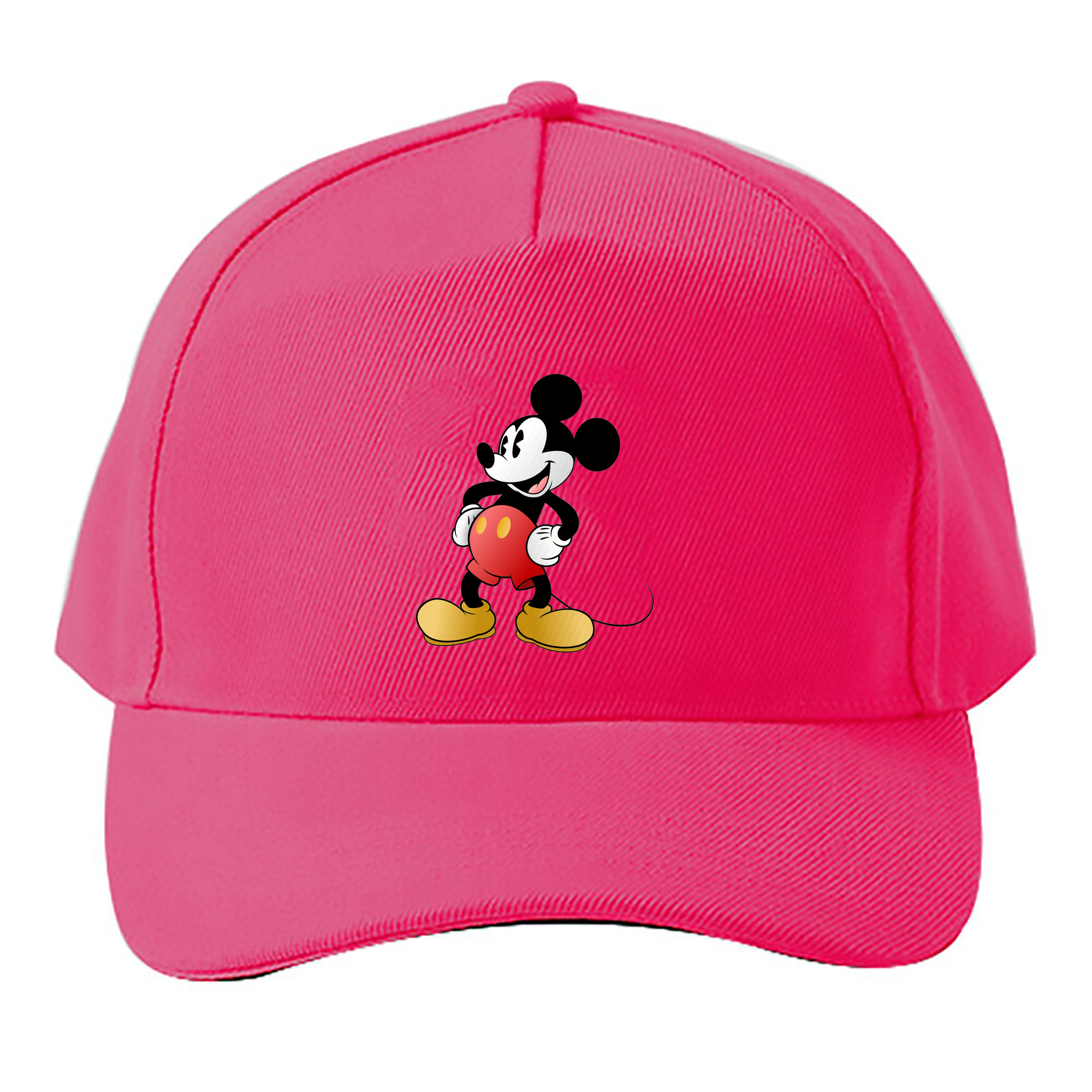 （画像用） ミッキーマウス Mickey Mouse ベースボールキャップ 綿100％ 男女兼用 帽子 スポーツ