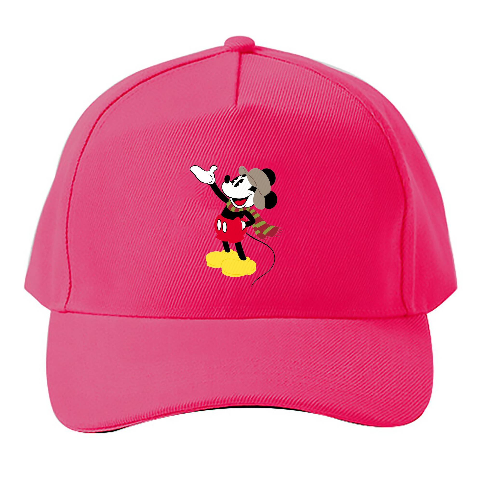 （画像用） ミッキーマウス Mickey Mouse ベースボールキャップ 綿100％ 男女兼用 帽子 スポーツ