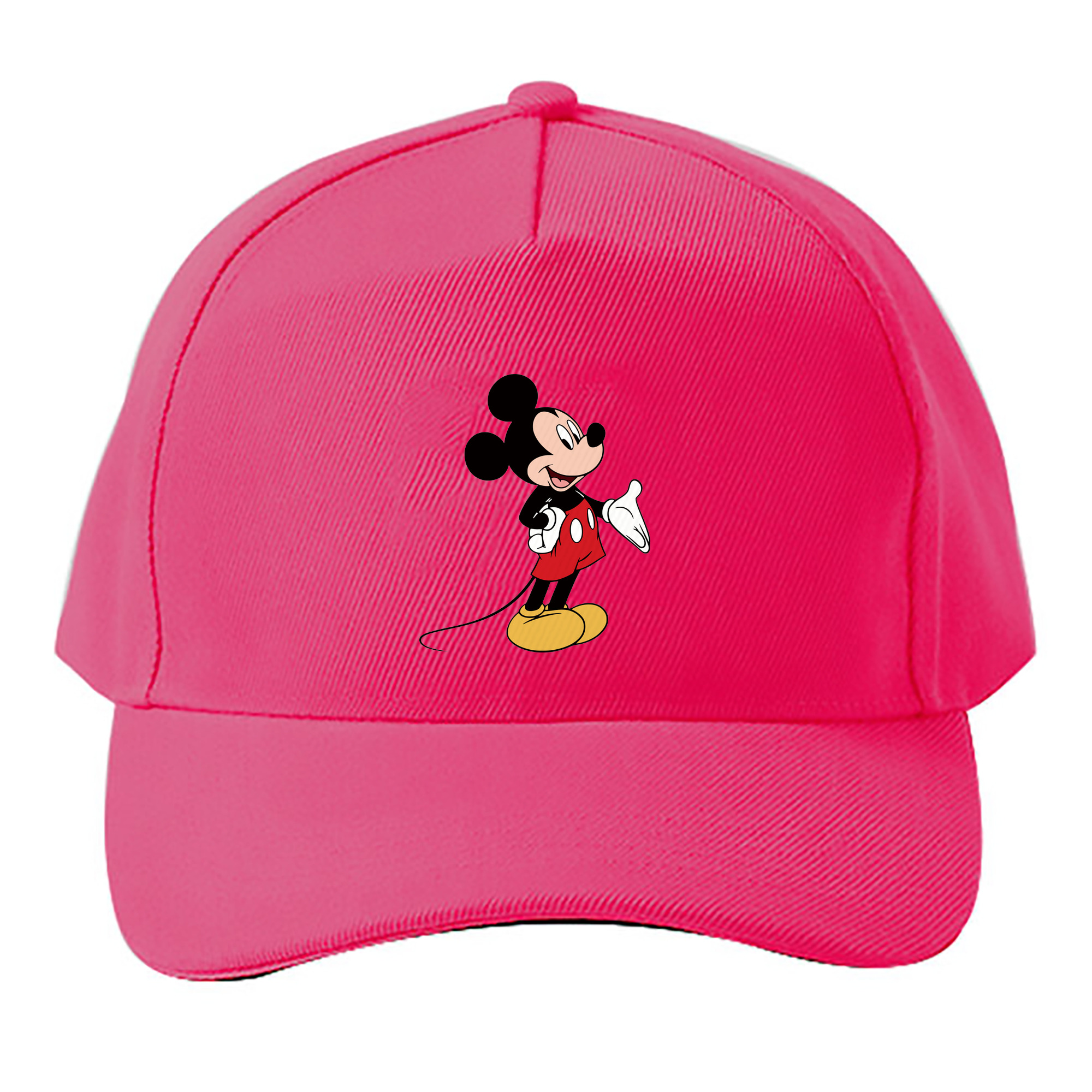 （画像用） ミッキーマウス Mickey Mouse ベースボールキャップ 綿100％ 男女兼用 帽子 スポーツ