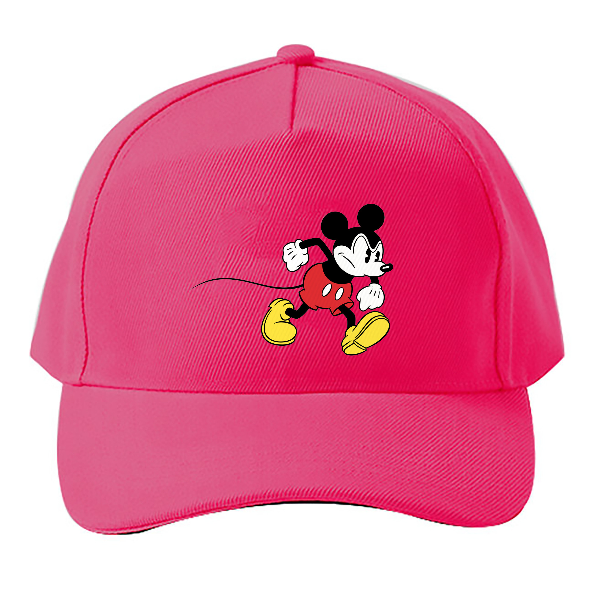 （画像用） ミッキーマウス Mickey Mouse ベースボールキャップ 綿100％ 男女兼用 帽子 スポーツ