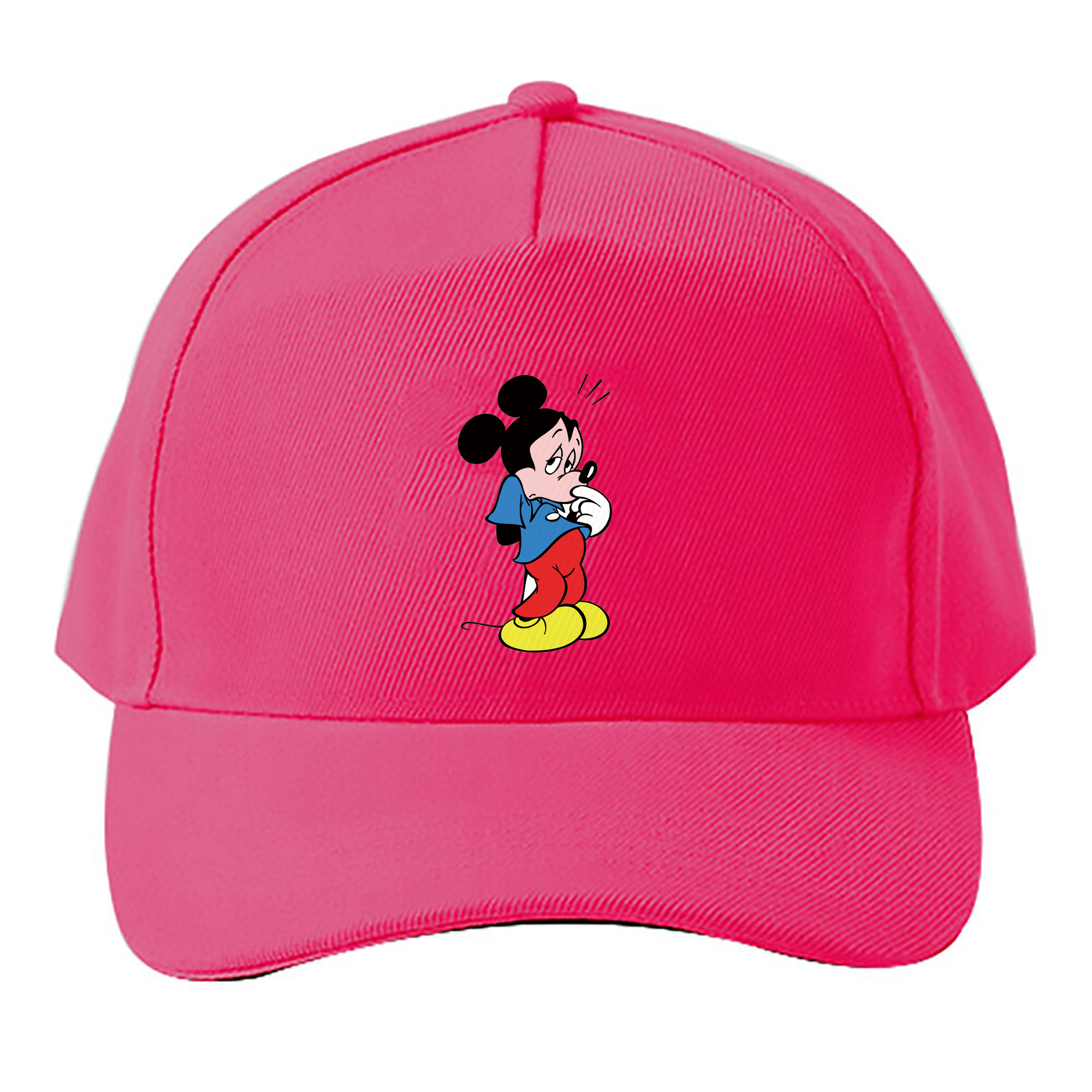 （画像用） ミッキーマウス Mickey Mouse ベースボールキャップ 綿100％ 男女兼用 帽子 スポーツ