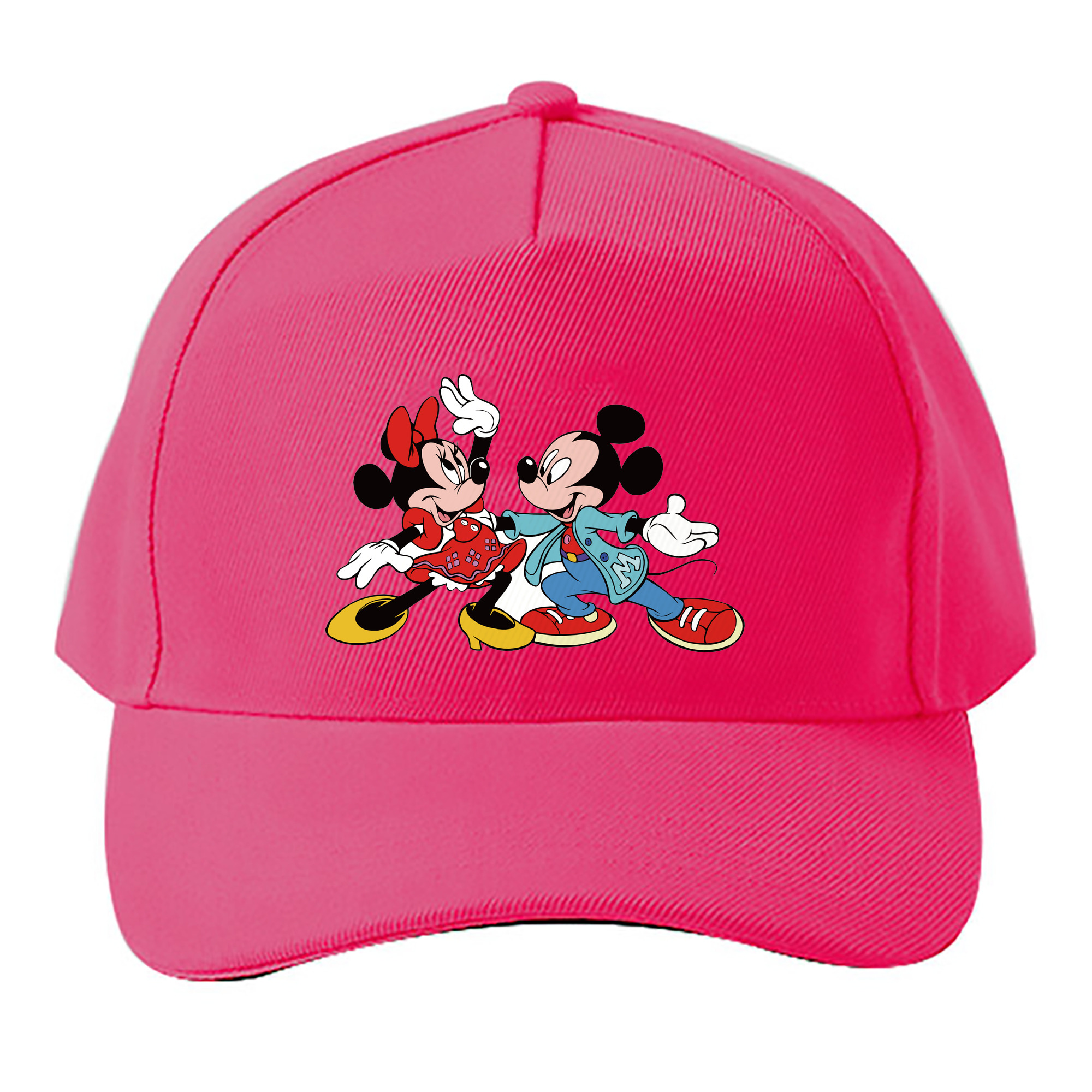 （画像用） ミッキーマウス Mickey Mouse ベースボールキャップ 綿100％ 男女兼用 帽子 スポーツ